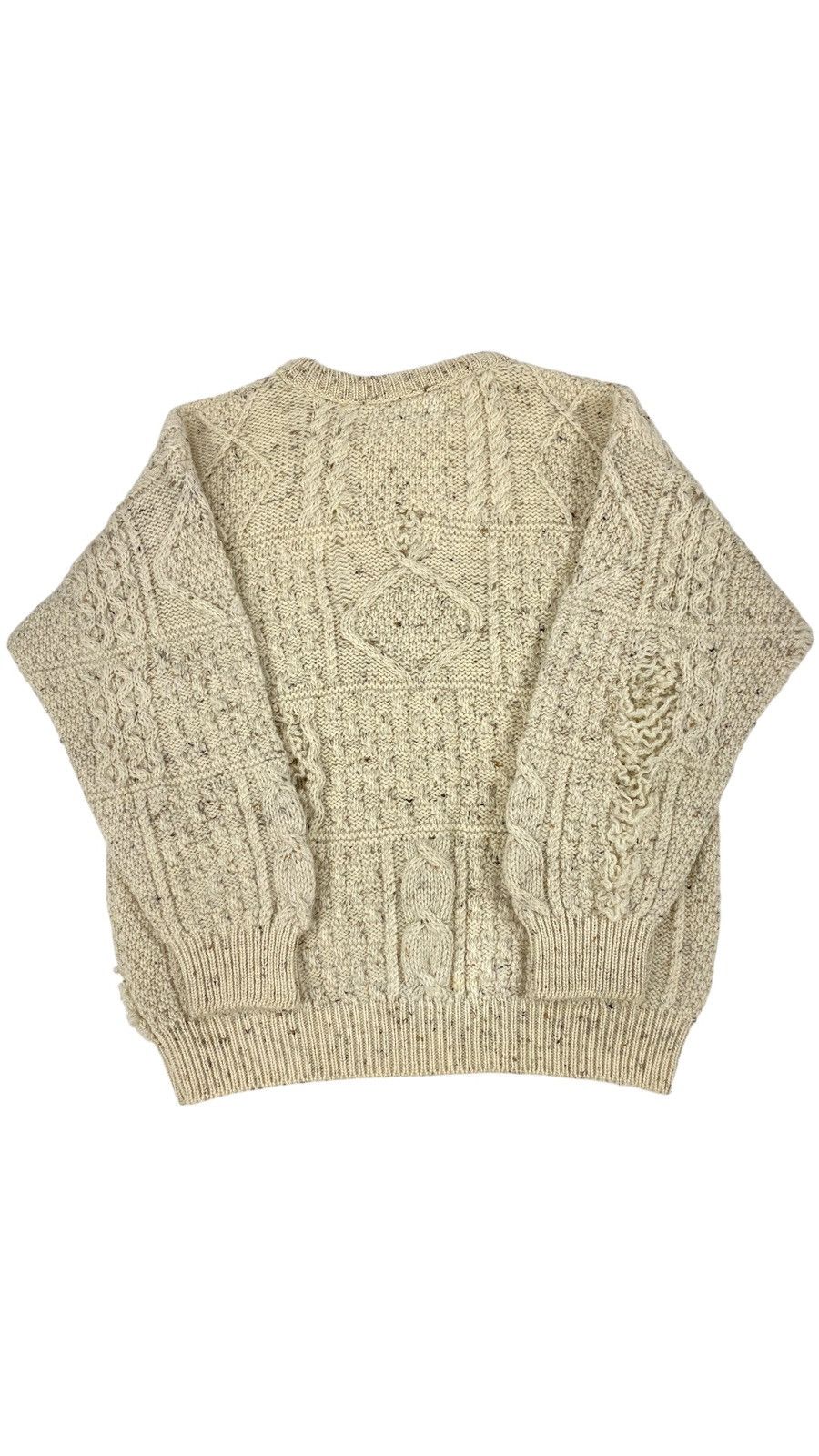 Vintage 🔥LASTDROP🔥 VTG Aran Wool Ireland Fisherman Distressed Heavy Size US M / EU 48-50 / 2 - 2 Thumbnail