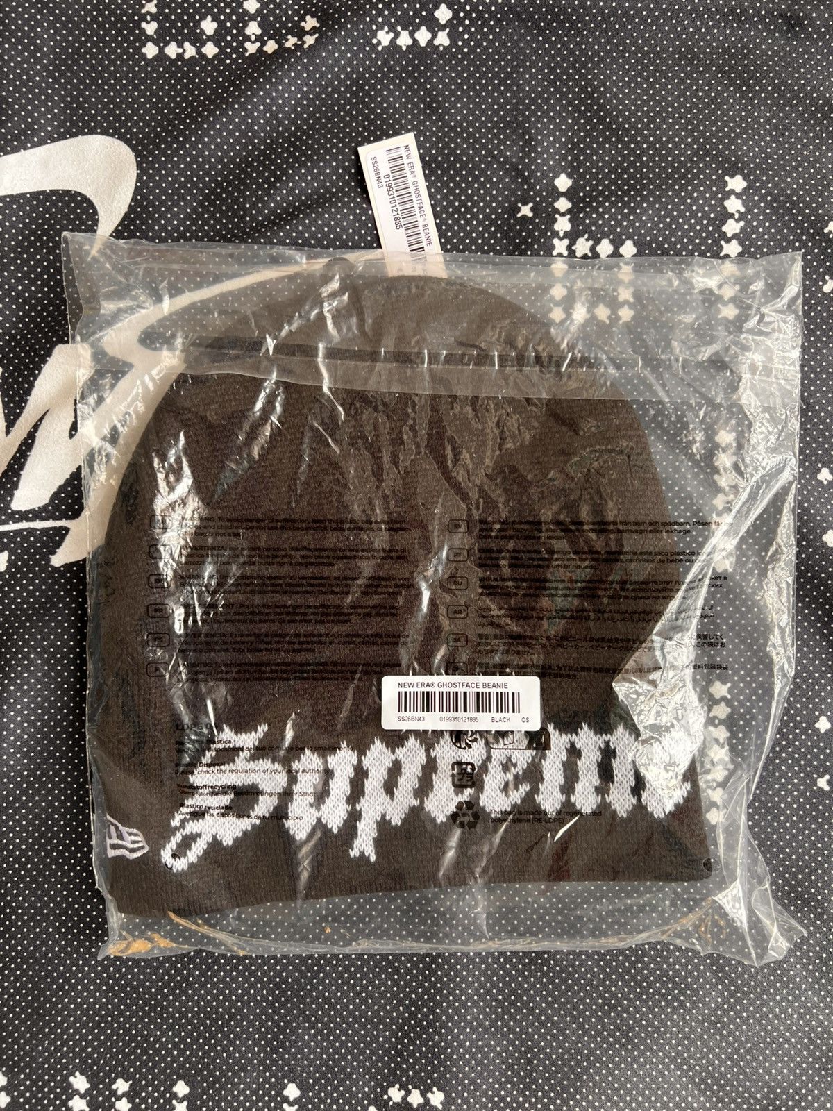 Supreme Supreme® New Era Ghostface Beanie Black scream mask cap hat Size ONE SIZE - 19 Thumbnail