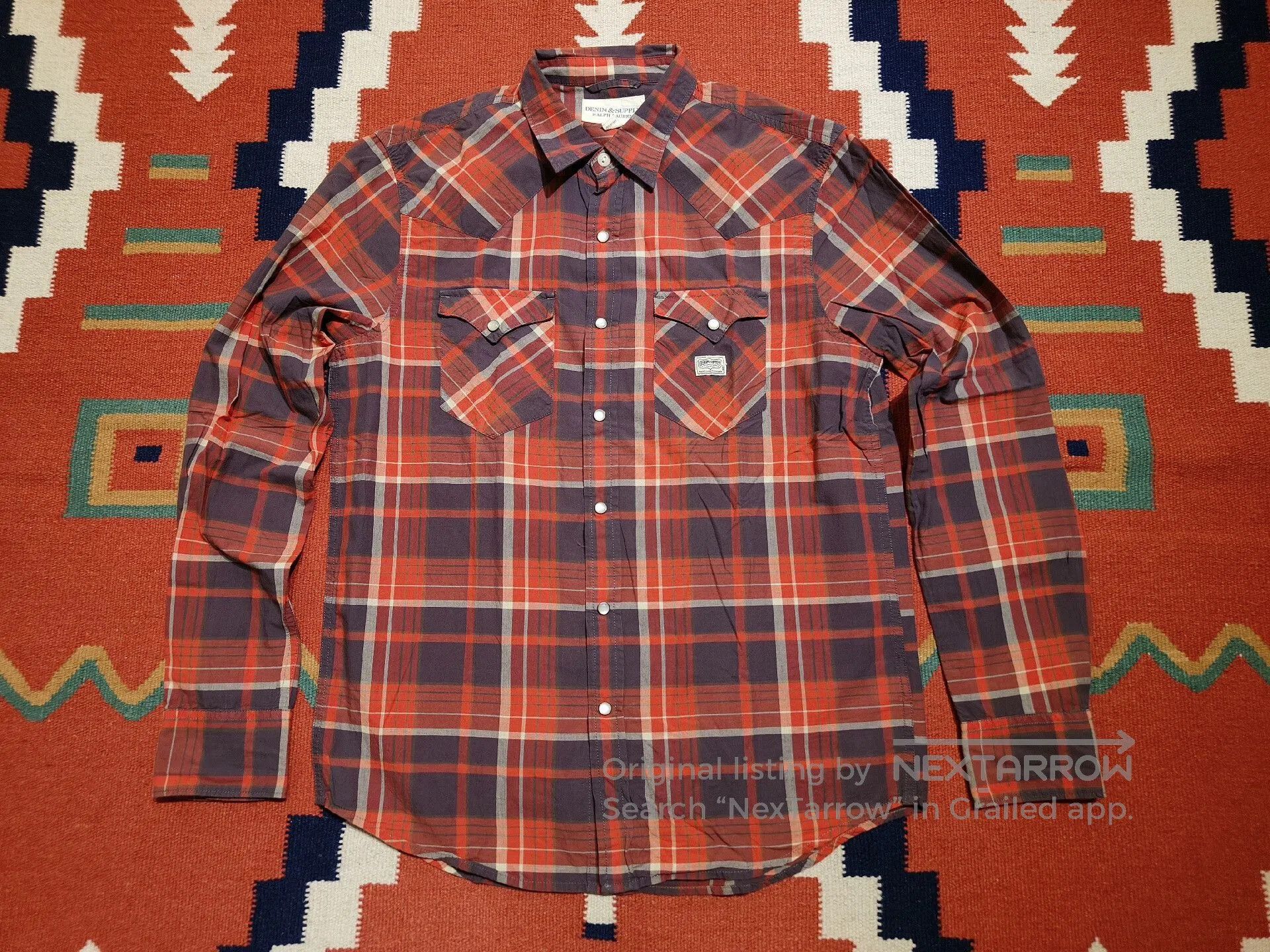 RRL Ralph Lauren RRL Western Plaid Shirt Polo Ralph Lauren. Size US M / EU 48-50 / 2 - 1 Thumbnail