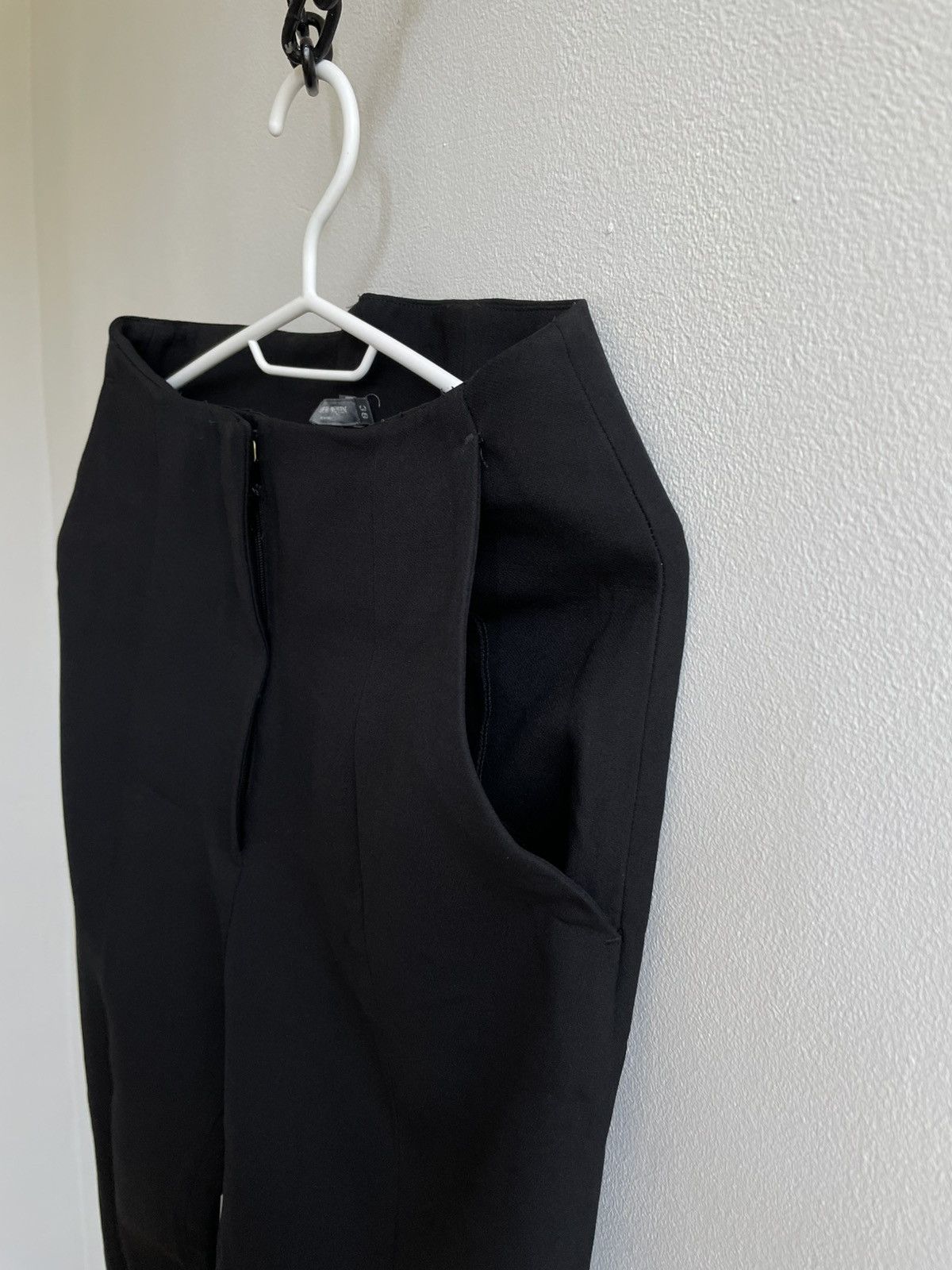 Alexander McQueen ALEXANDER McQUEEN Wool Silk 2016 Trouses Pants Size 26" / US 2 / IT 38 - 4 Thumbnail