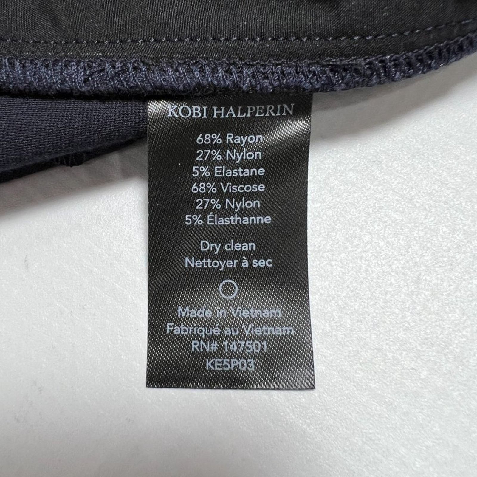 KOBI HALPERIN Kobi Halperin Black Slim Ponte Ankle Pants Size 12 NWOT Size 34" / US 12 / IT 48 - 6 Thumbnail