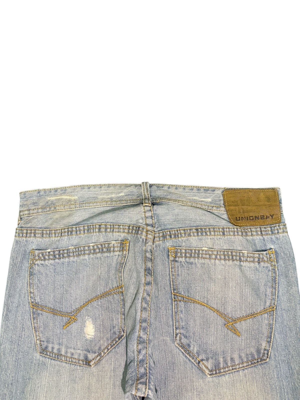 Edwin Vintage Japanese Brand Faded Wash Distress Flare Jeans Size US 34 / EU 50 - 4 Thumbnail