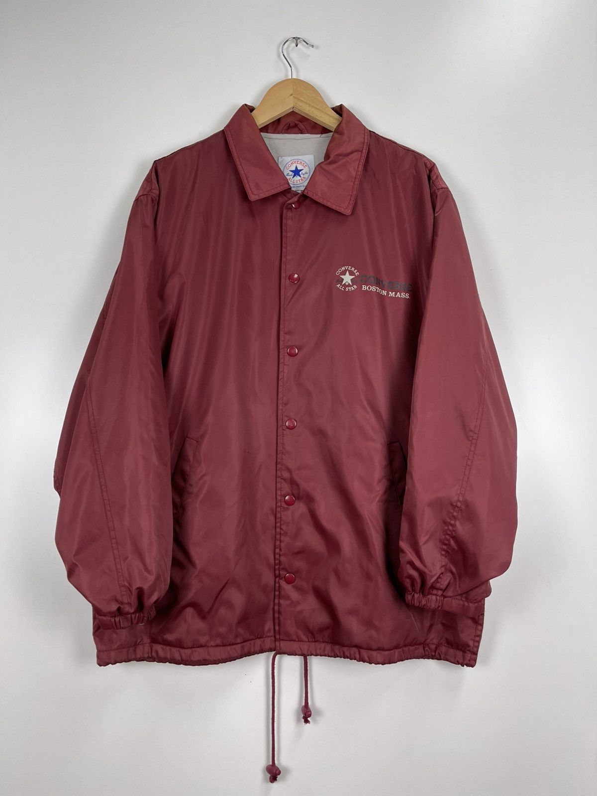 Converse × Vintage Vintage 90s Converse All Star Button Jacket Size US L / EU 52-54 / 3 - 9 Thumbnail