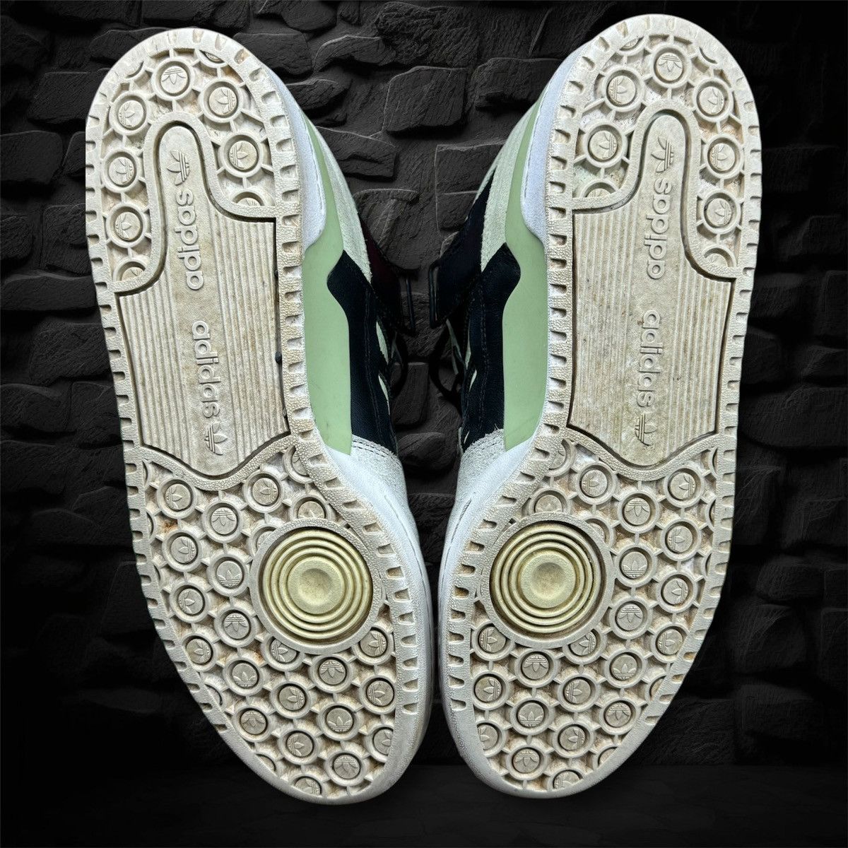 Adidas Adidas Forum Exhibit Low Black Almost Lime Size US 10.5 / EU 43-44 - 6 Thumbnail