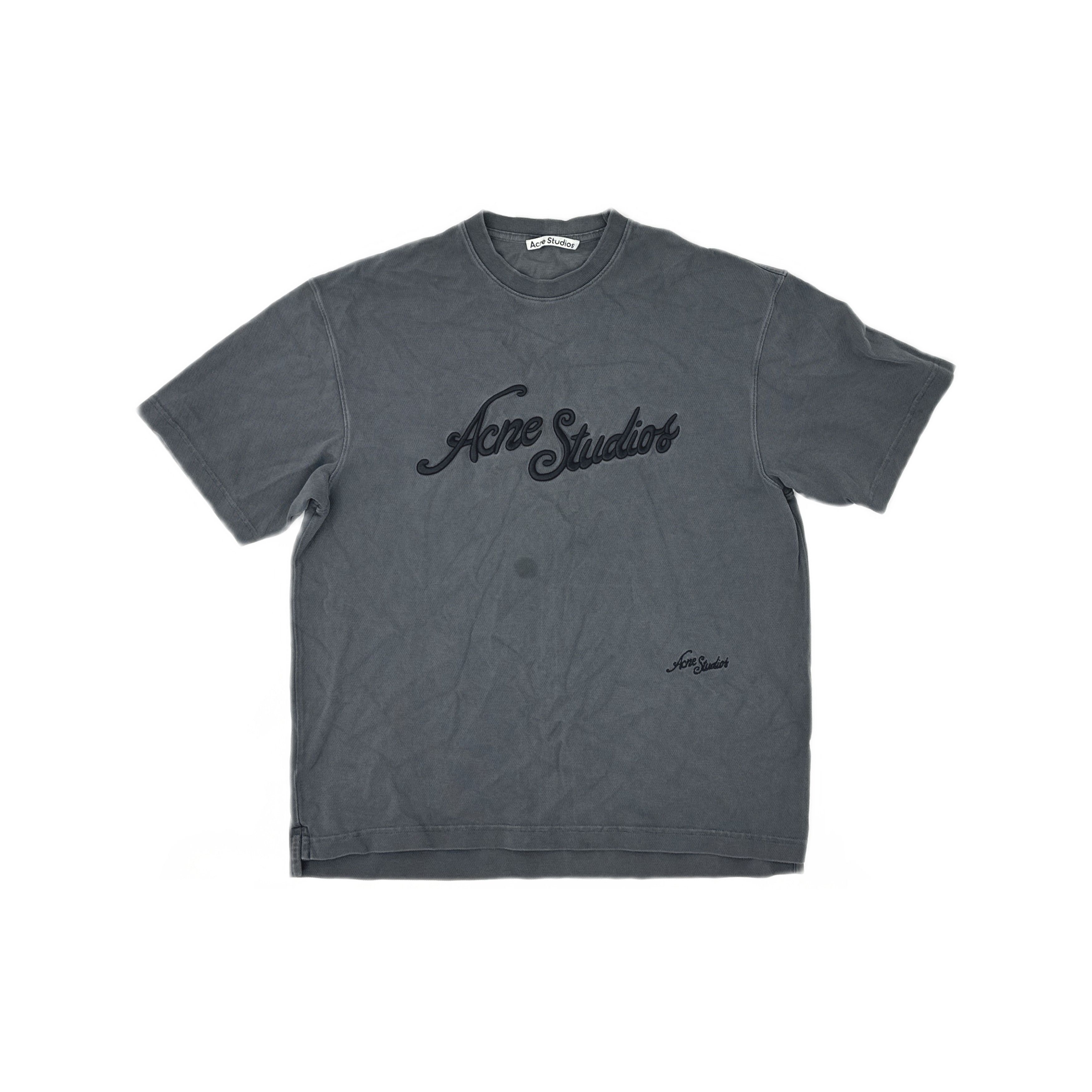 Acne Studios Acne Studios Embroidered Logo T-Shirt Size L Size US L / EU 52-54 / 3 - 1 Thumbnail