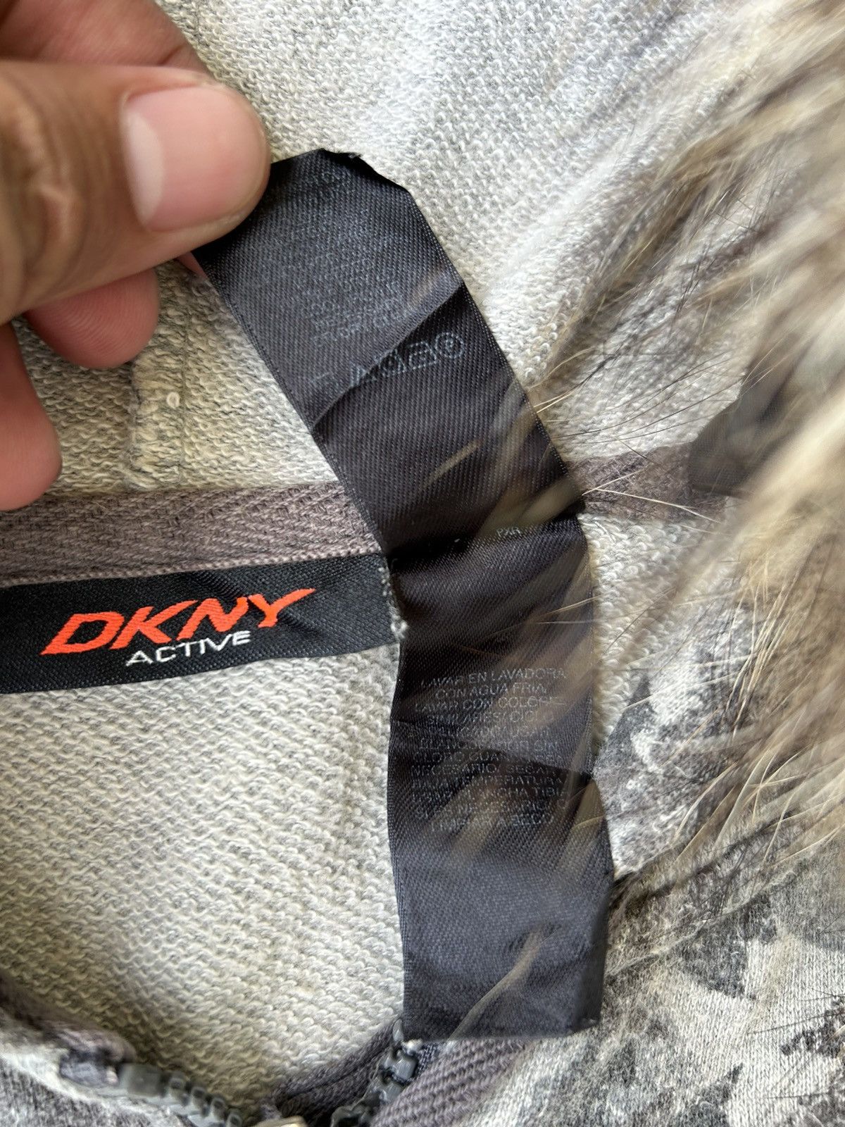 DKNY Camo fur zip hoodie style Ifsixwasnine lgb Size US M / EU 48-50 / 2 - 11 Thumbnail