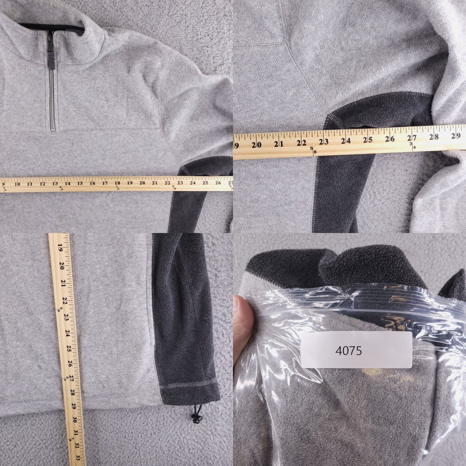 Gap VINTAGE Gap Sweater Mens XL Gray Fleece Pullover 1/4 Zip 90s Size US XL / EU 56 / 4 - 8 Thumbnail