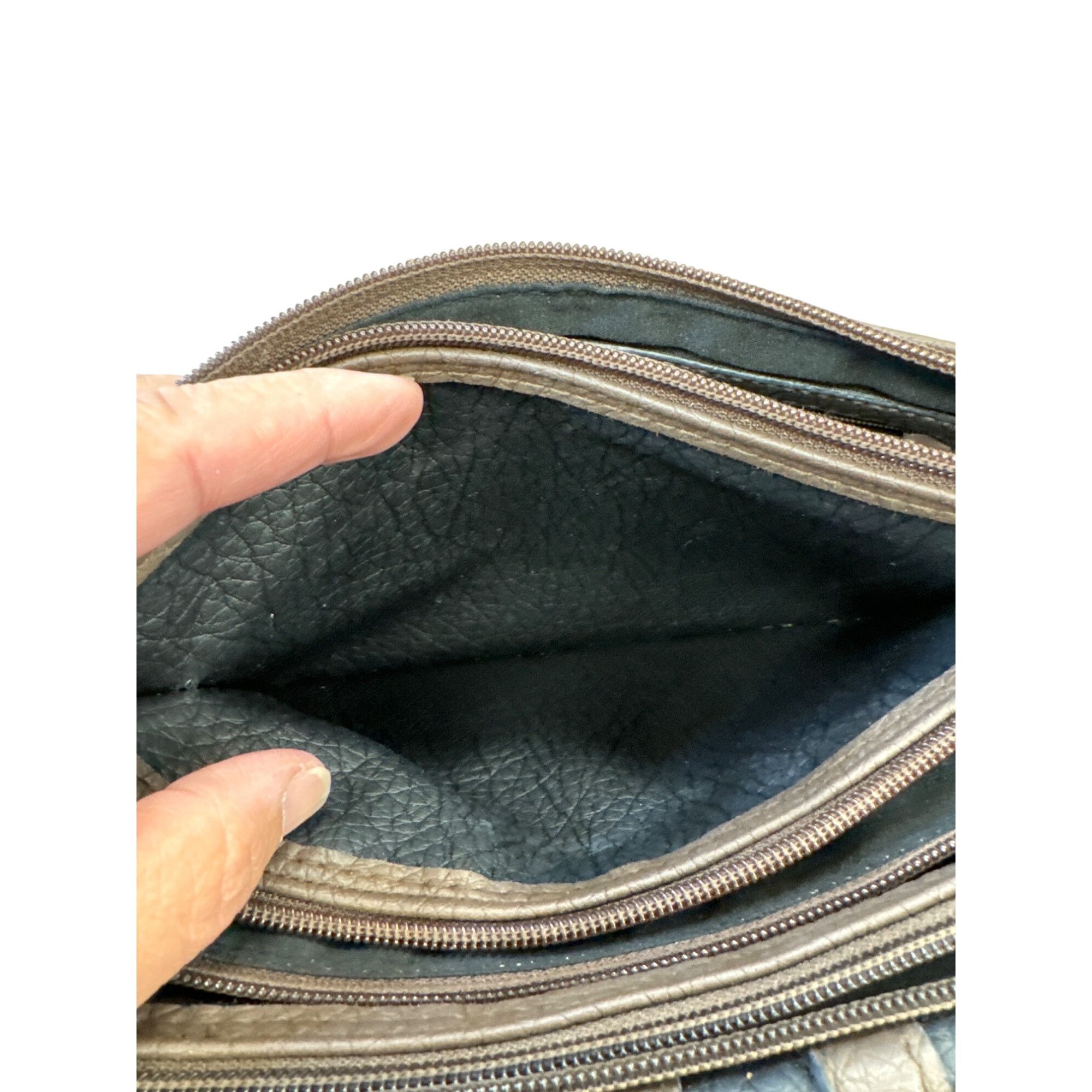 Designer Rosetti Womens Brown Leather Crossbody Bag purse With Adjus Size ONE SIZE - 8 Thumbnail