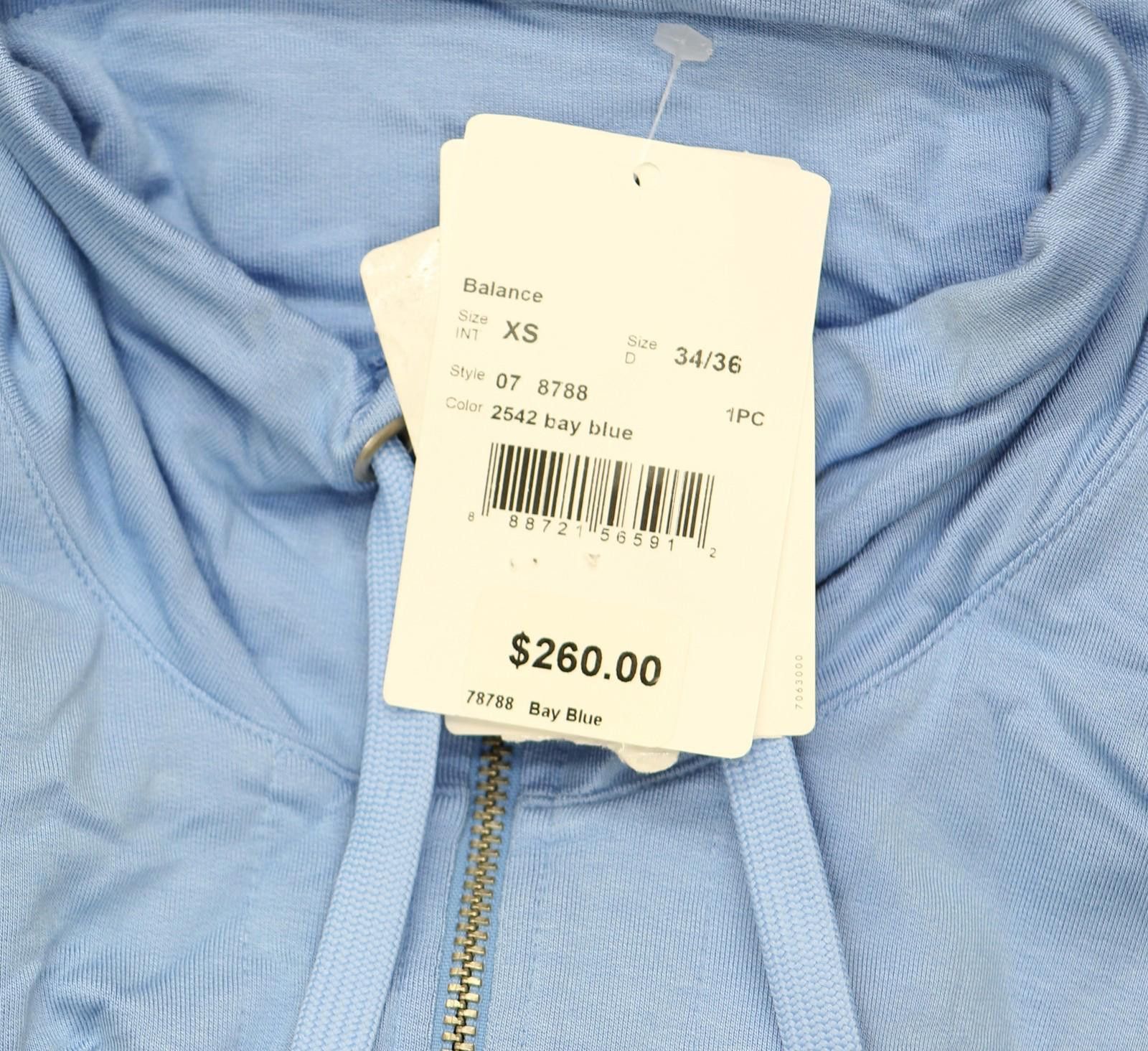 Hanes Hanes Womens Balance Zip Up Jacket 78788 Bay Blue Xs Size XS / US 0-2 / IT 36-38 - 3 Thumbnail