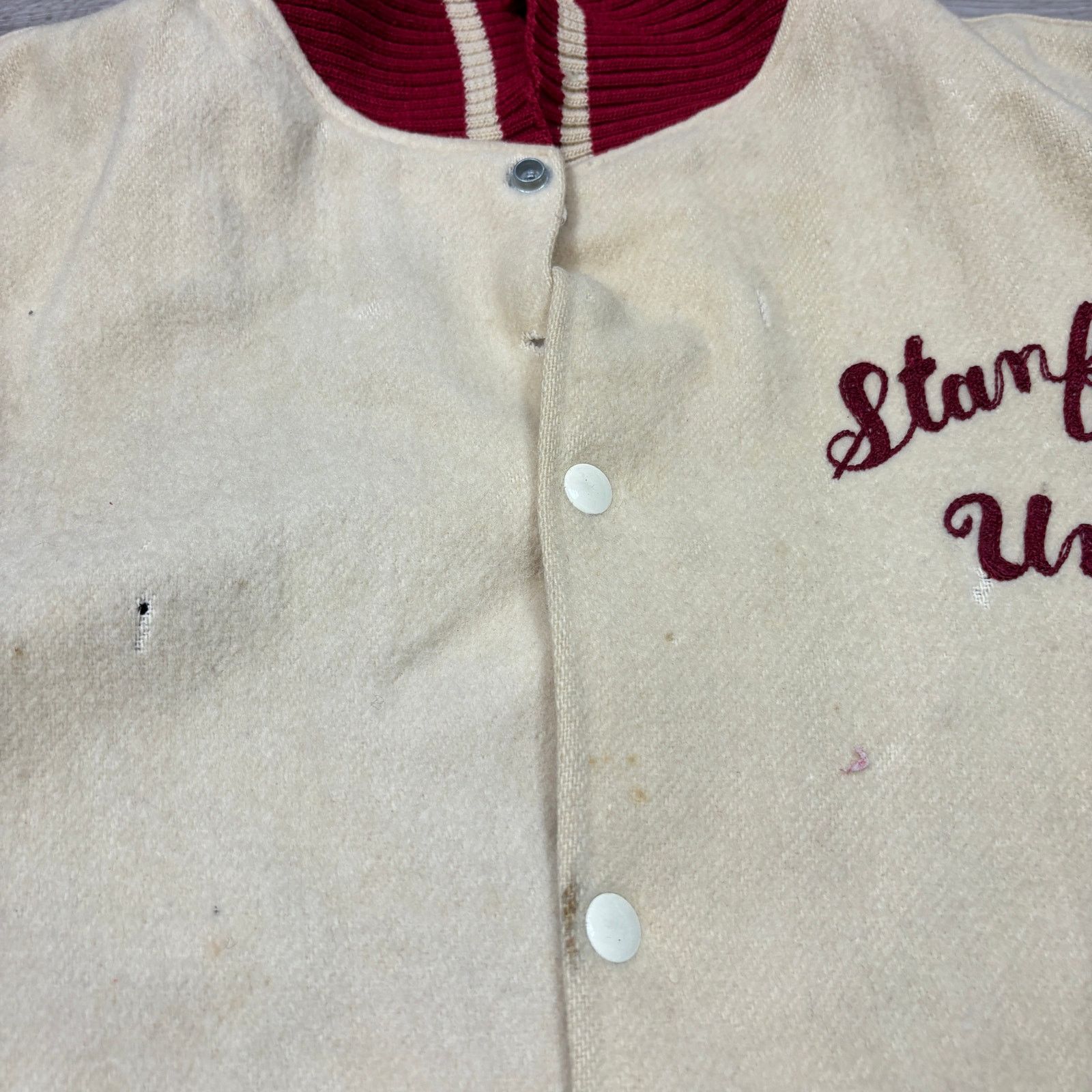Vintage VTG 80s 90s Trophy Jackets Stanford Wool Varsity Jacket 56 Size US XL / EU 56 / 4 - 7 Thumbnail
