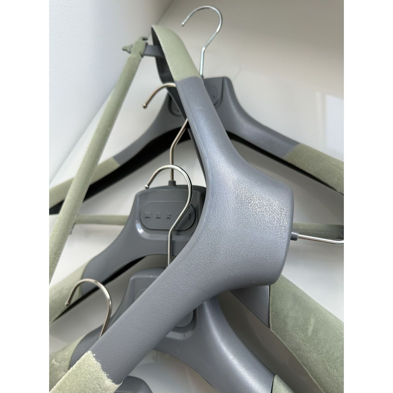 Marni Marni premium made in italy velour grey hangers Size ONE SIZE - 5 Thumbnail
