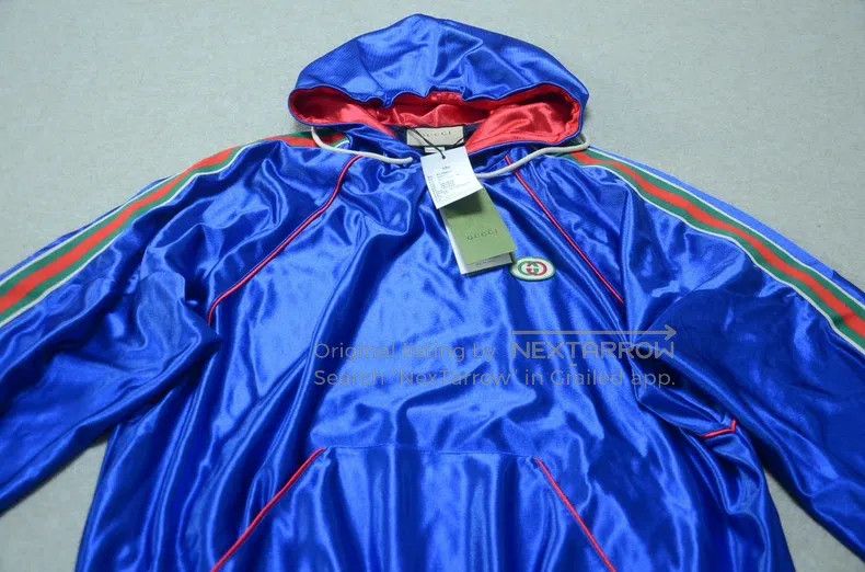 Gucci Gucci Silky loose hooded sports jacket Size US M / EU 48-50 / 2 - 2 Thumbnail