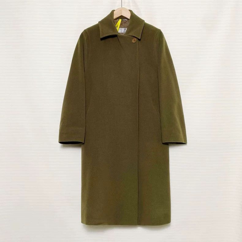 Max Mara Max Mara Classic wool lapel long coat jacket Size M / US 6-8 / IT 42-44 - 1 Thumbnail