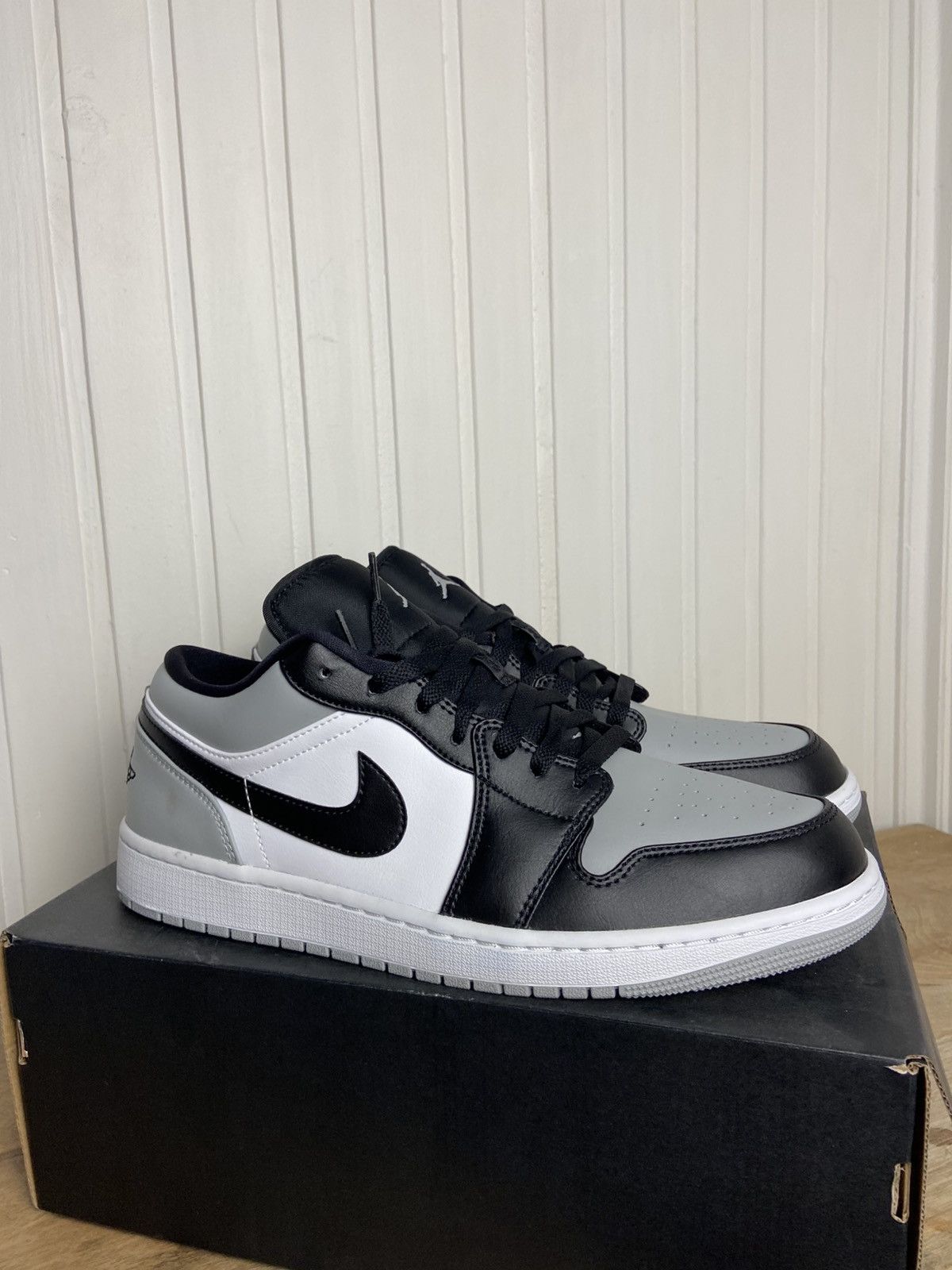 Jordan Brand New Jordan 1 Low Shadow Toe Grey Authentic Size 12US Size US 12 / EU 45 - 4 Thumbnail
