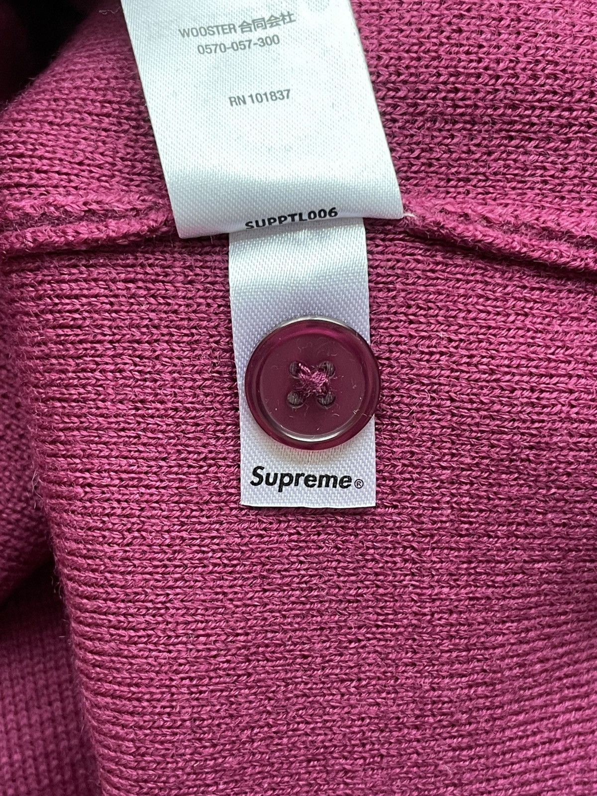 Supreme Supreme contrast stitch knitted button up shirt / sweater Size US L / EU 52-54 / 3 - 3 Thumbnail