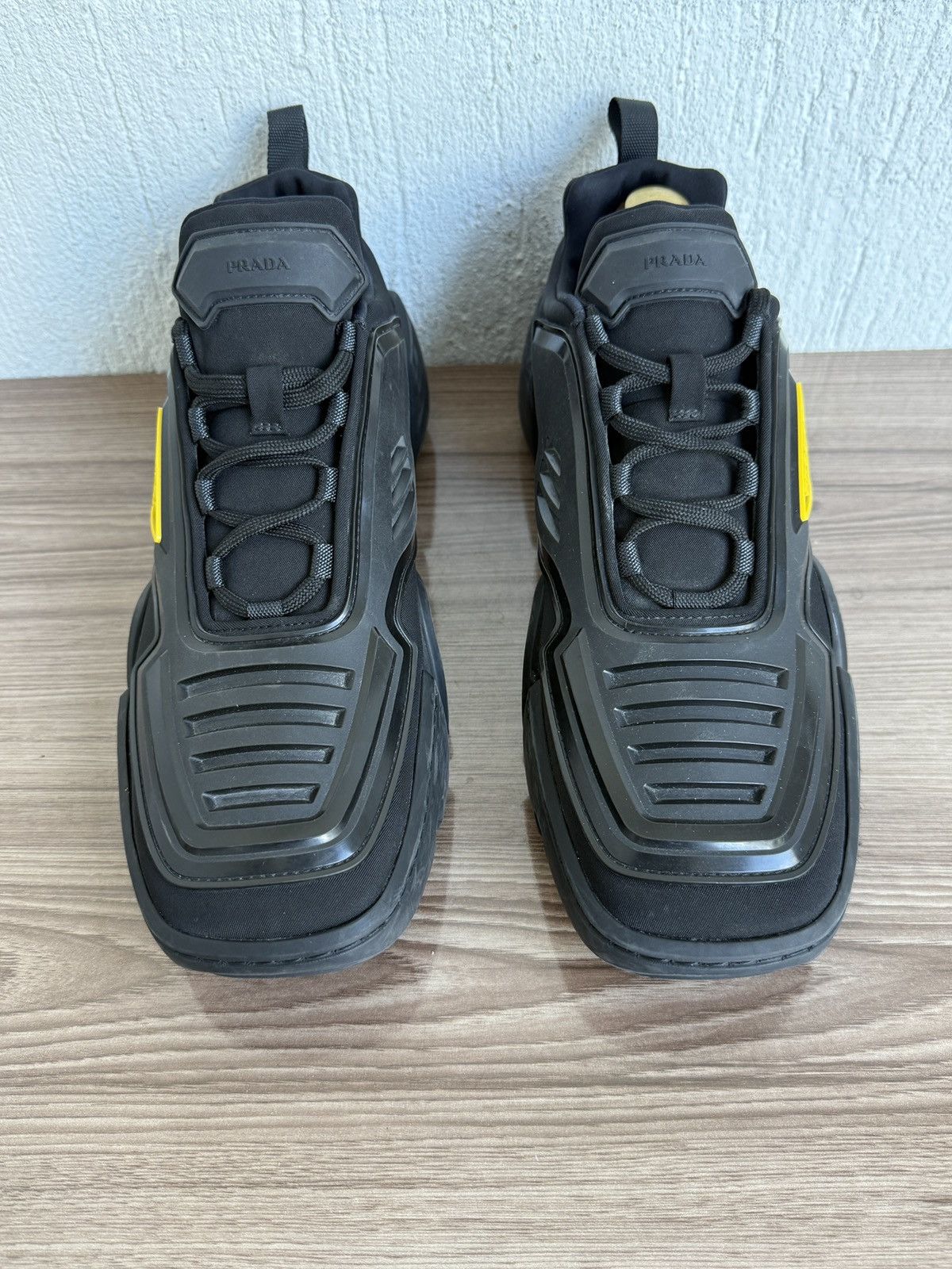 Prada 😤🔥 techno stretch fabric sneakers Size US 10 / EU 43 - 7 Thumbnail