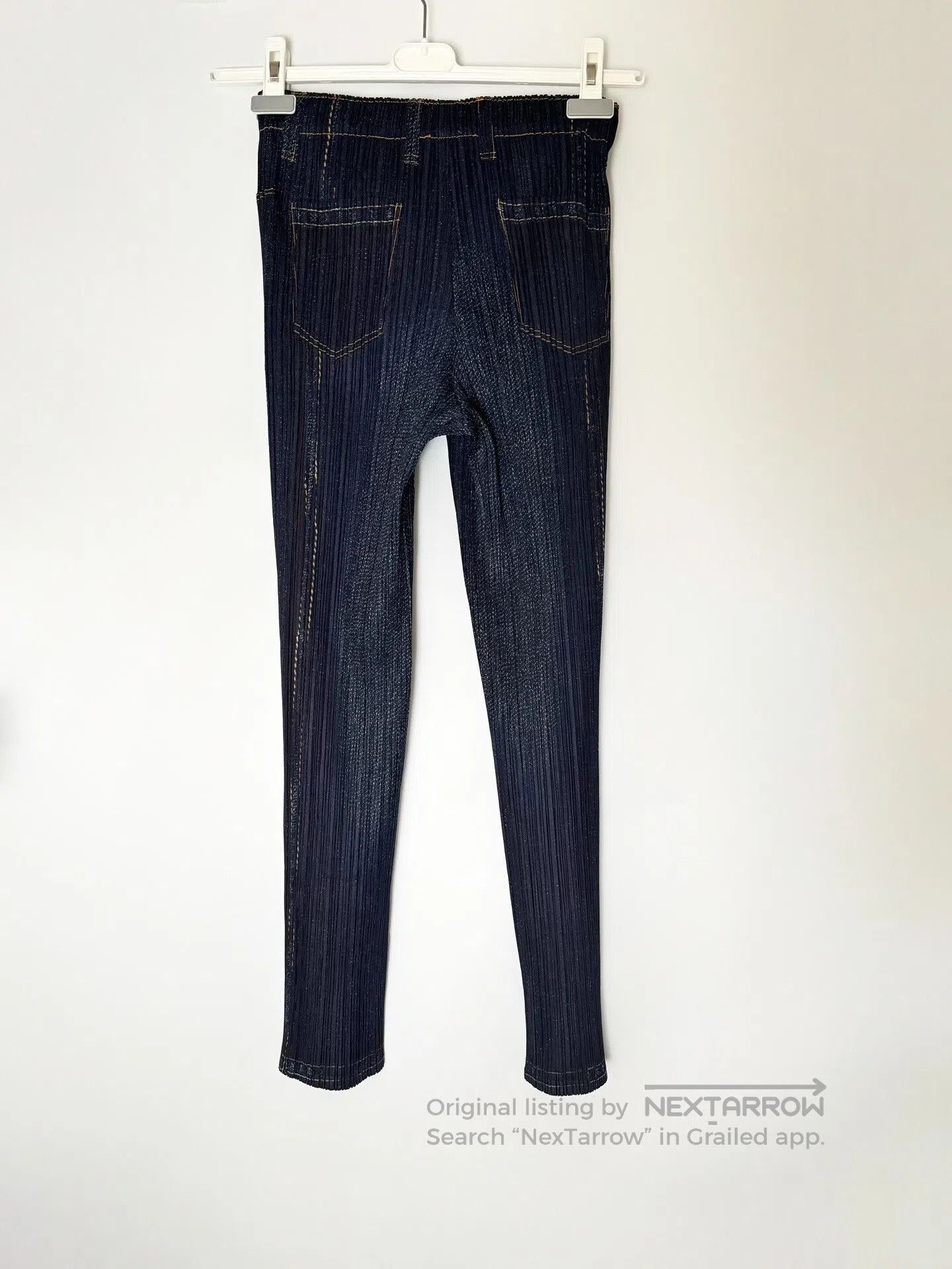 Pleats Please Issey Miyake Issey Miyake Pleats Please Blue Jeans. Size 24" / US 00 / IT 34 - 4 Thumbnail