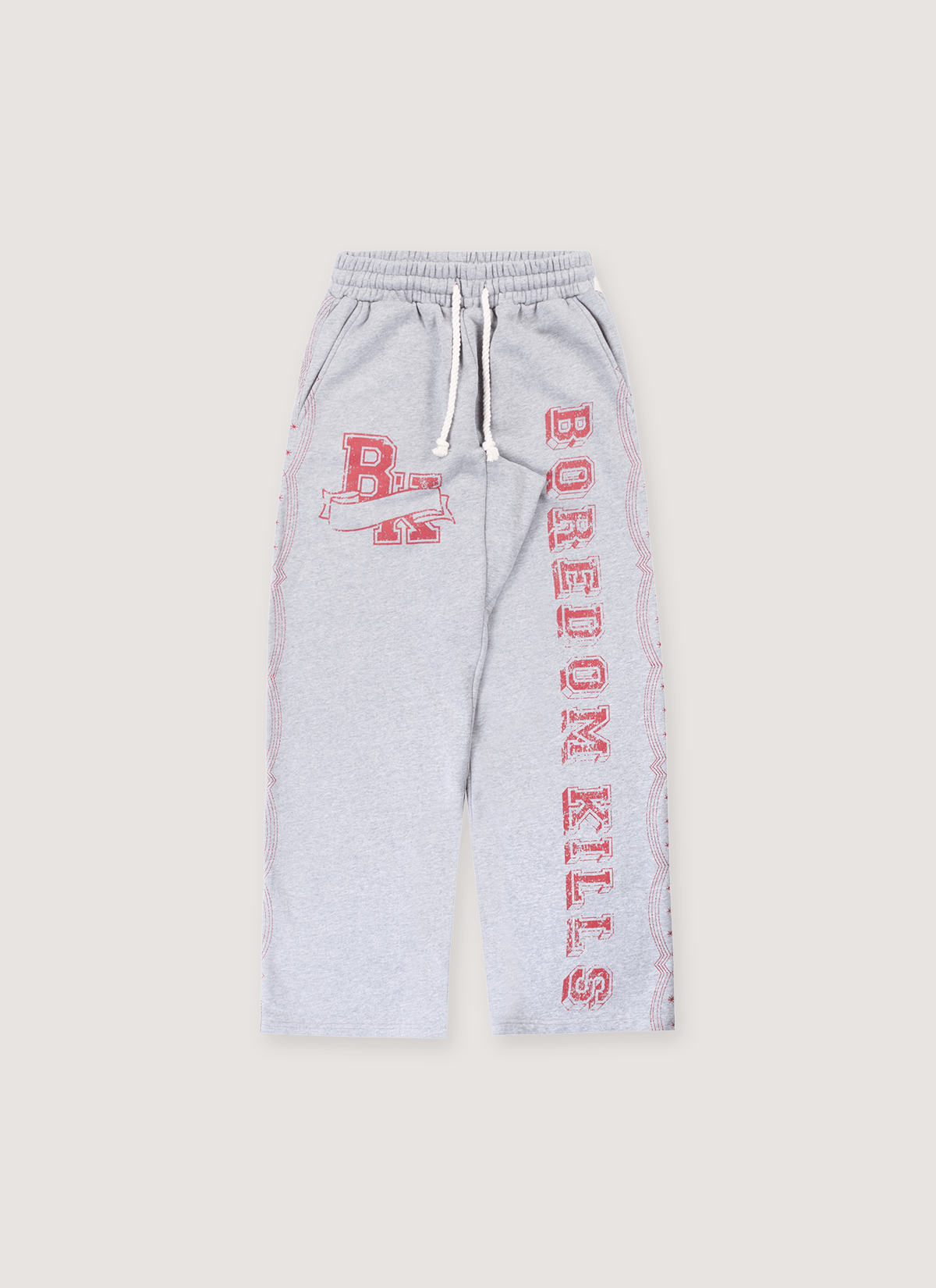 Other Boredom Kills Collegiate Sweatpants Heather Grey Size US 36 / EU 52 - 1 Thumbnail