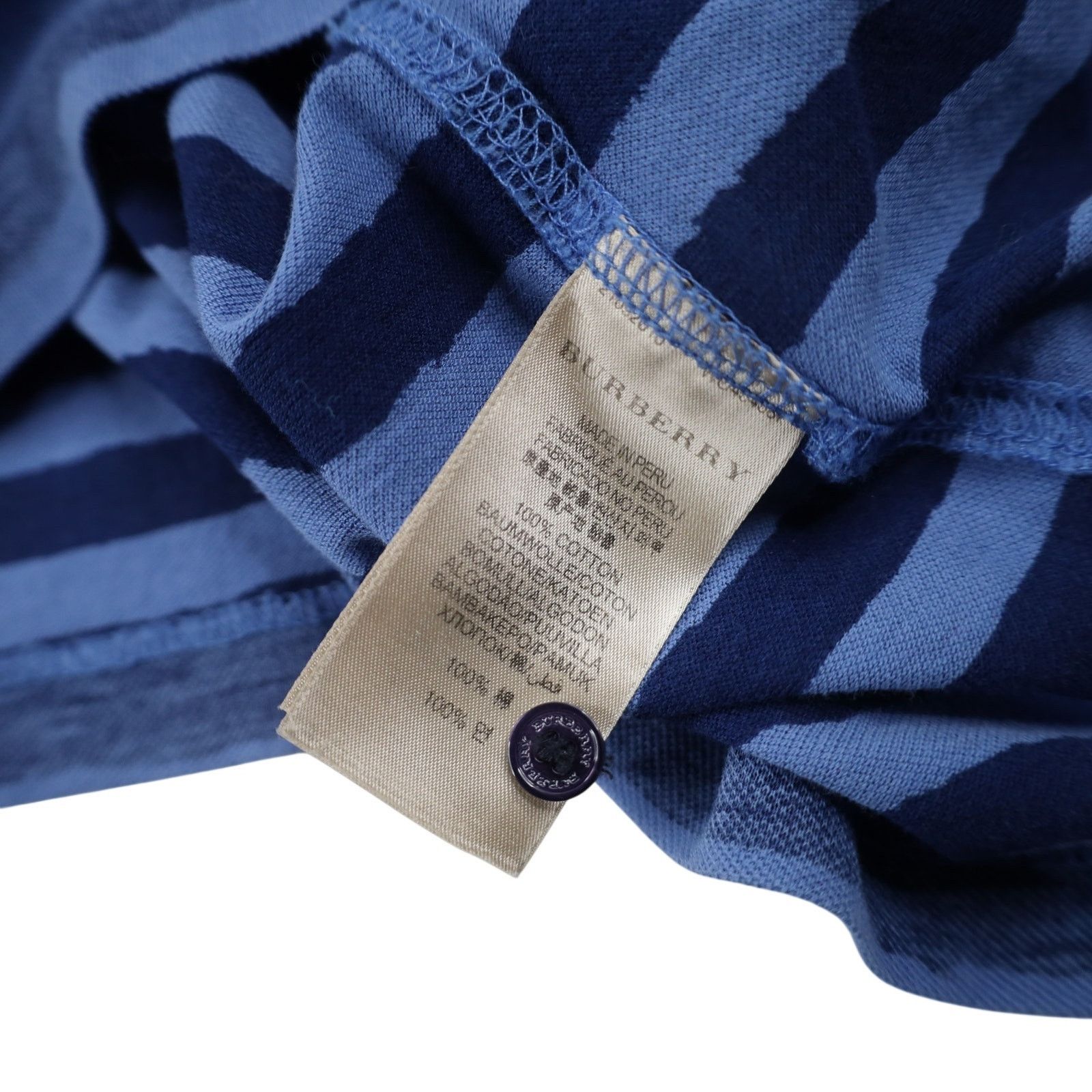 Burberry Burberry London Striped Polo Shirt Size US M / EU 48-50 / 2 - 9 Thumbnail