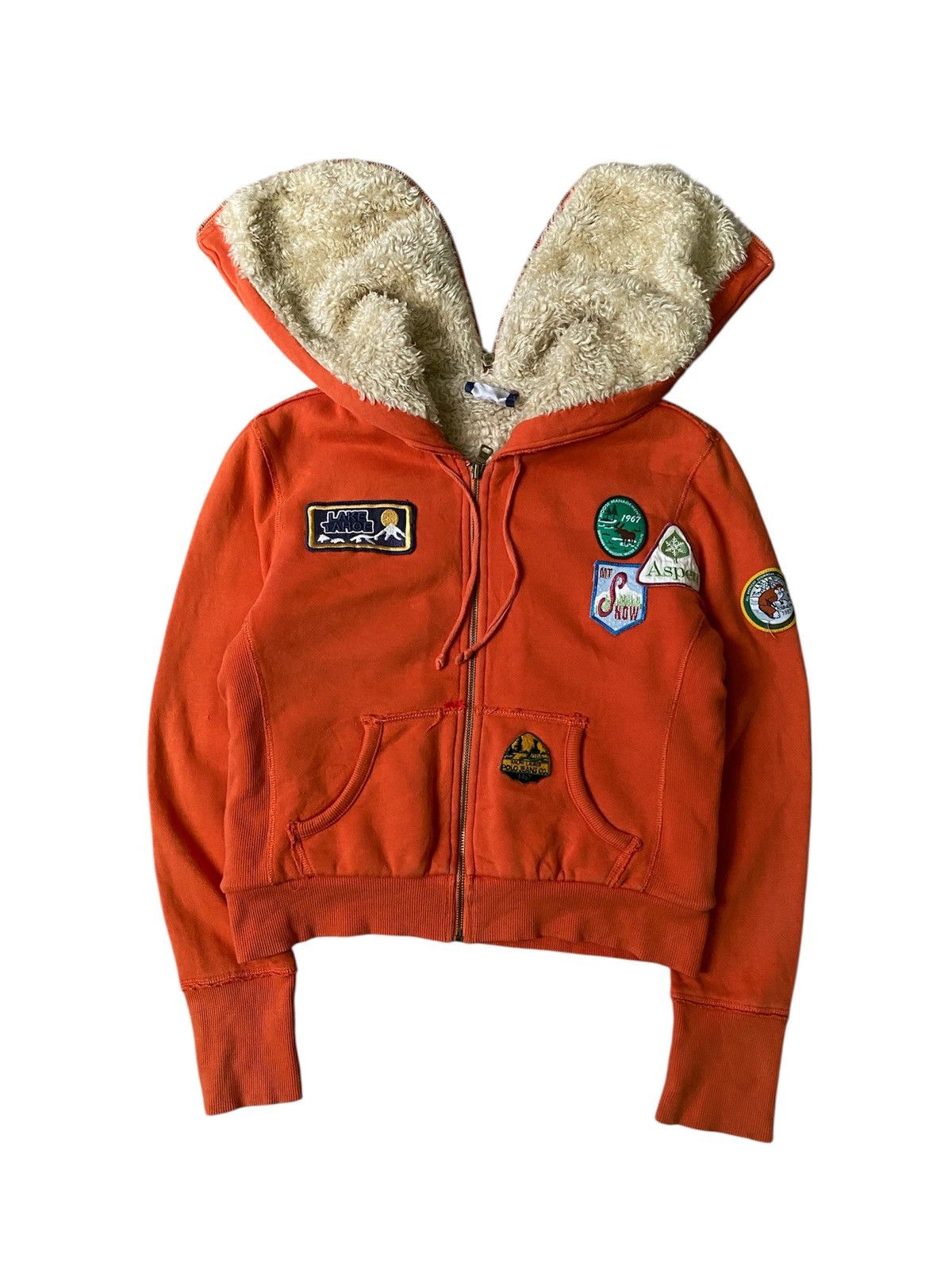 Polo Ralph Lauren Polo Jeans Ralph Lauren Sherpa Lining Hoodie Zipper Jacket Size US S / EU 44-46 / 1 - 2 Thumbnail