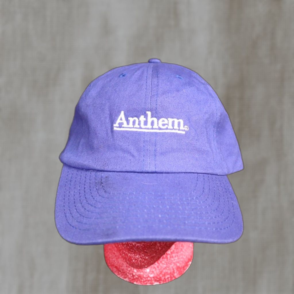Vintage Hit Wear Anthem Blue Cross Blue Shield Health Insurance Adjustable Baseball Cap Hat Men Adjustable Blue Hat Size ONE SIZE - 1 Thumbnail