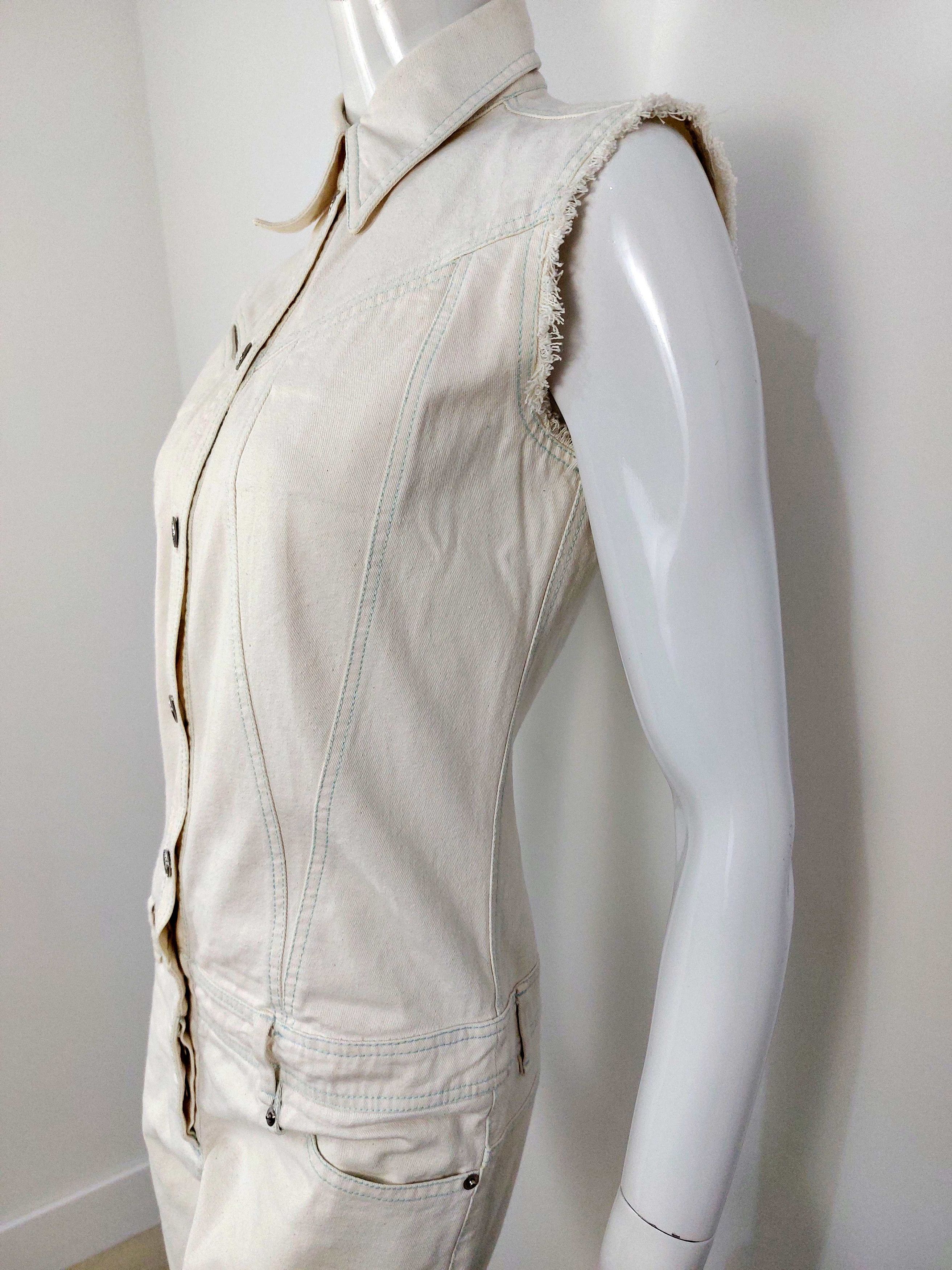 Alexander McQueen Runway Alexander McQueen The Overlook 1999 AW Jumpsuit Size 27" / US 4 / IT 40 - 11 Thumbnail