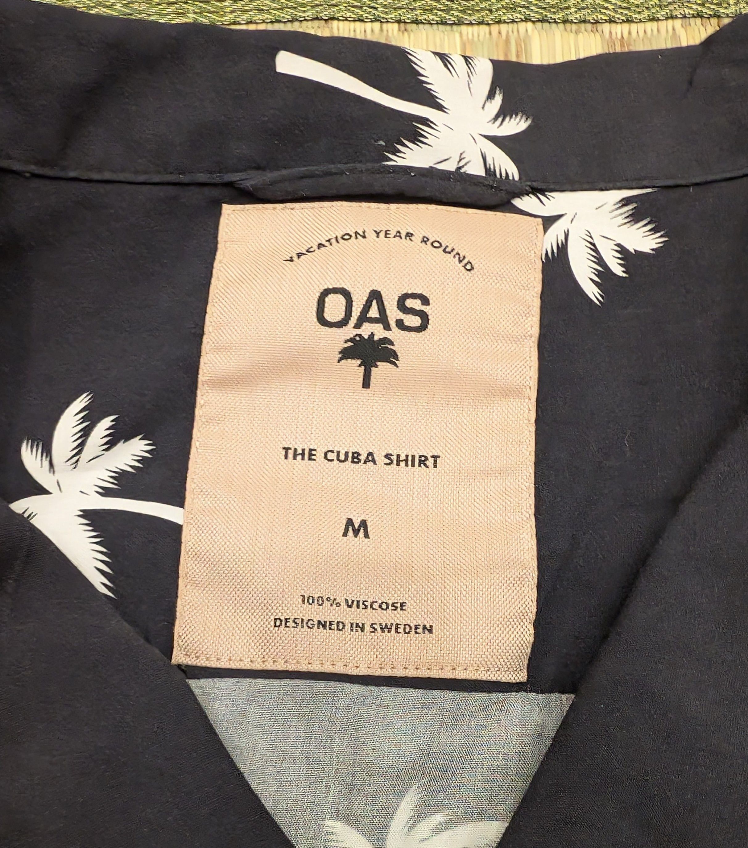 OAS OAS The Cuba Shirt Palm Pattern Size US M / EU 48-50 / 2 - 3 Thumbnail