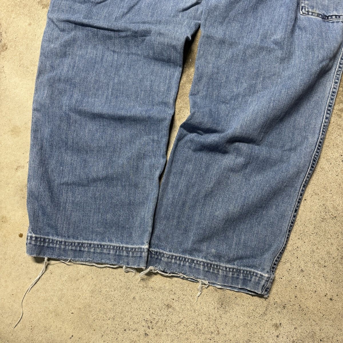 Vintage Thrashed Faded Distressed Carpenter Jeans ERD Grunge Skater Size US 34 / EU 50 - 10 Thumbnail