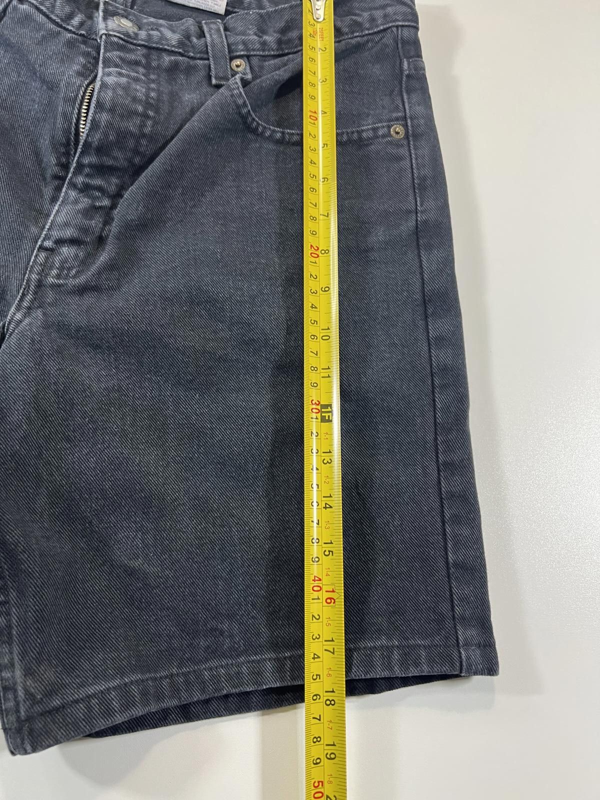 Other Vintage Nevada Black Denim Shorts 34 Size US 34 / EU 50 - 5 Thumbnail