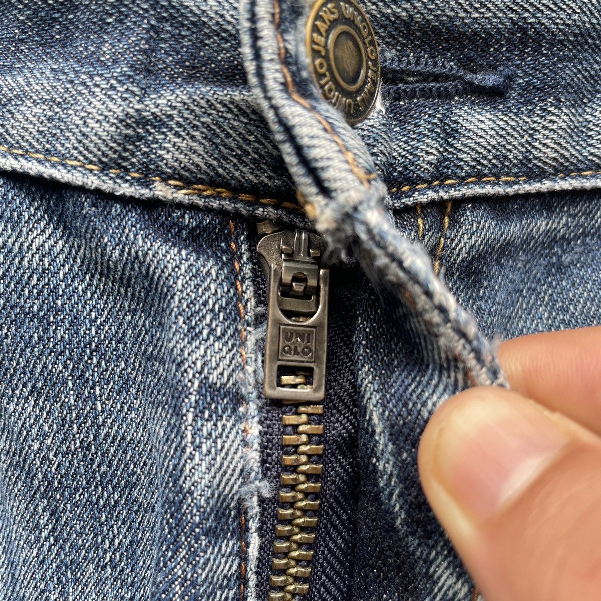 Japanese Brand Distressed💥 Vintage Japanese Jeans Faded Denim Pants W33 Size US 33 - 7 Thumbnail