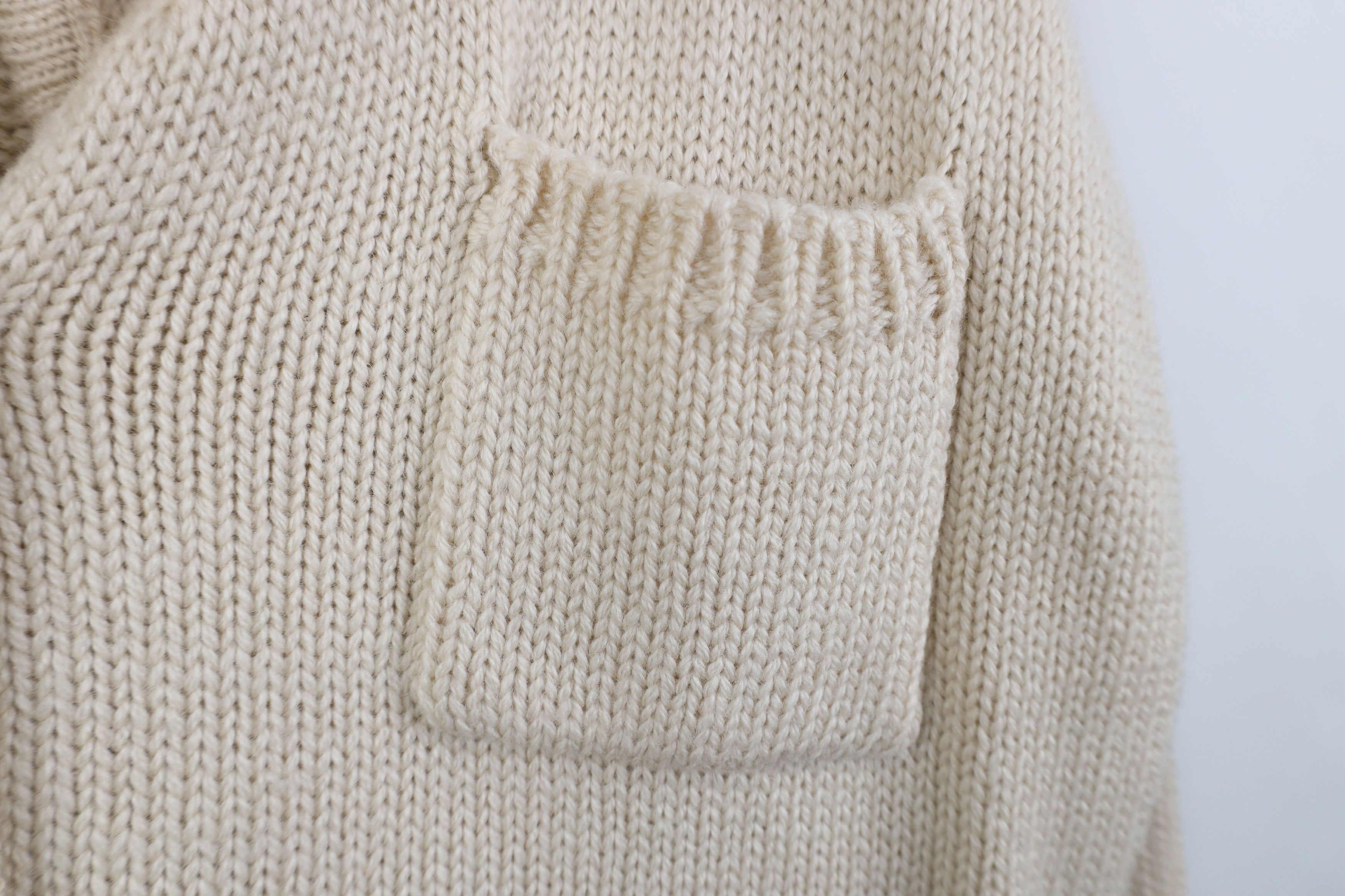 Vintage Vintage 90s Streetwear Blend Knit Shawl Cardigan Sweater Size L / US 10 / IT 46 - 4 Thumbnail