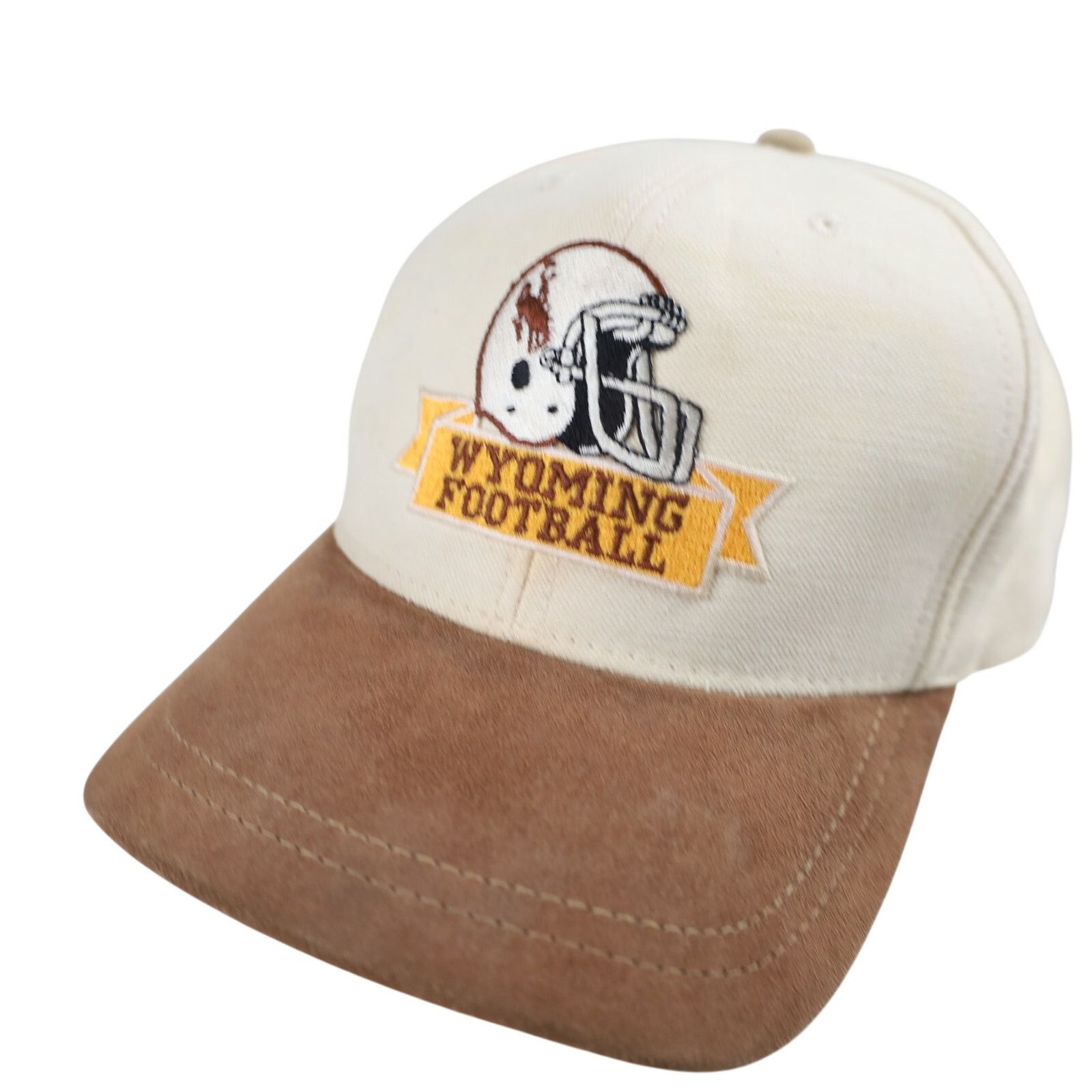 Vintage Vintage 90s Wyoming State University Cowboys Football Hat Size ONE SIZE - 1 Thumbnail