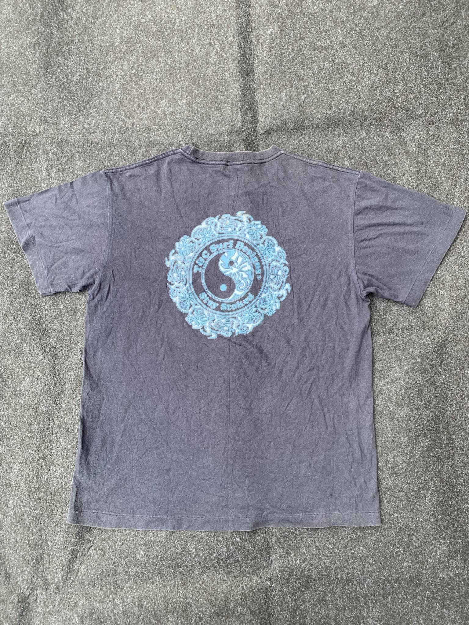 Other T&c surf designs stay stoked Hawaii faded blue. Size US M / EU 48-50 / 2 - 1 Thumbnail