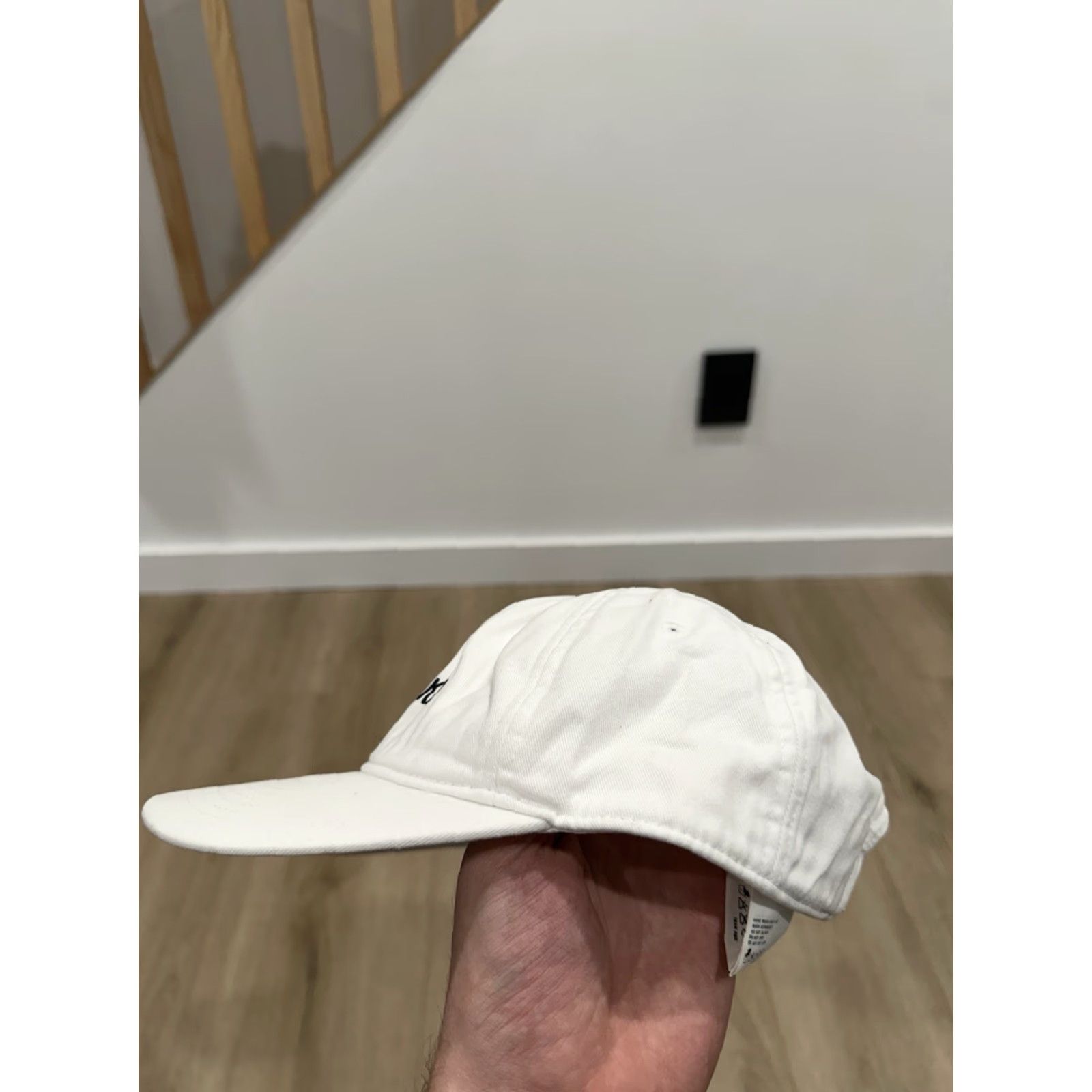 Kith KITH CAP Embroidered Baseball Dad Hat The New Yorker Adjustable Unisex Adults White Cotton Canvas Vintage No Size ONE SIZE - 2 Thumbnail