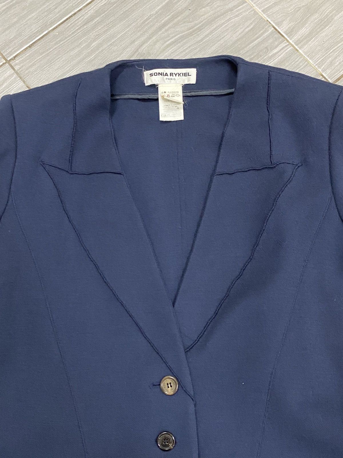 Sonia Rykiel Sonia Rykiel Jacket Blazer Wool Laine Size S / US 4 / IT 40 - 6 Thumbnail