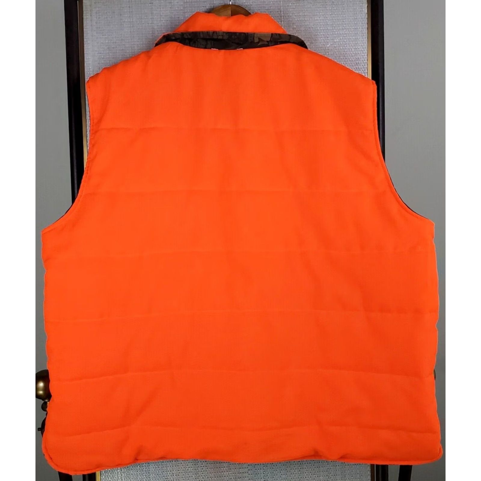 Vintage VINTAGE Winchester Men's Reversible Vest XL Trebark Camouflage Orange Conceal Full Zip Insulated Hunting Size US XL / EU 56 / 4 - 7 Thumbnail
