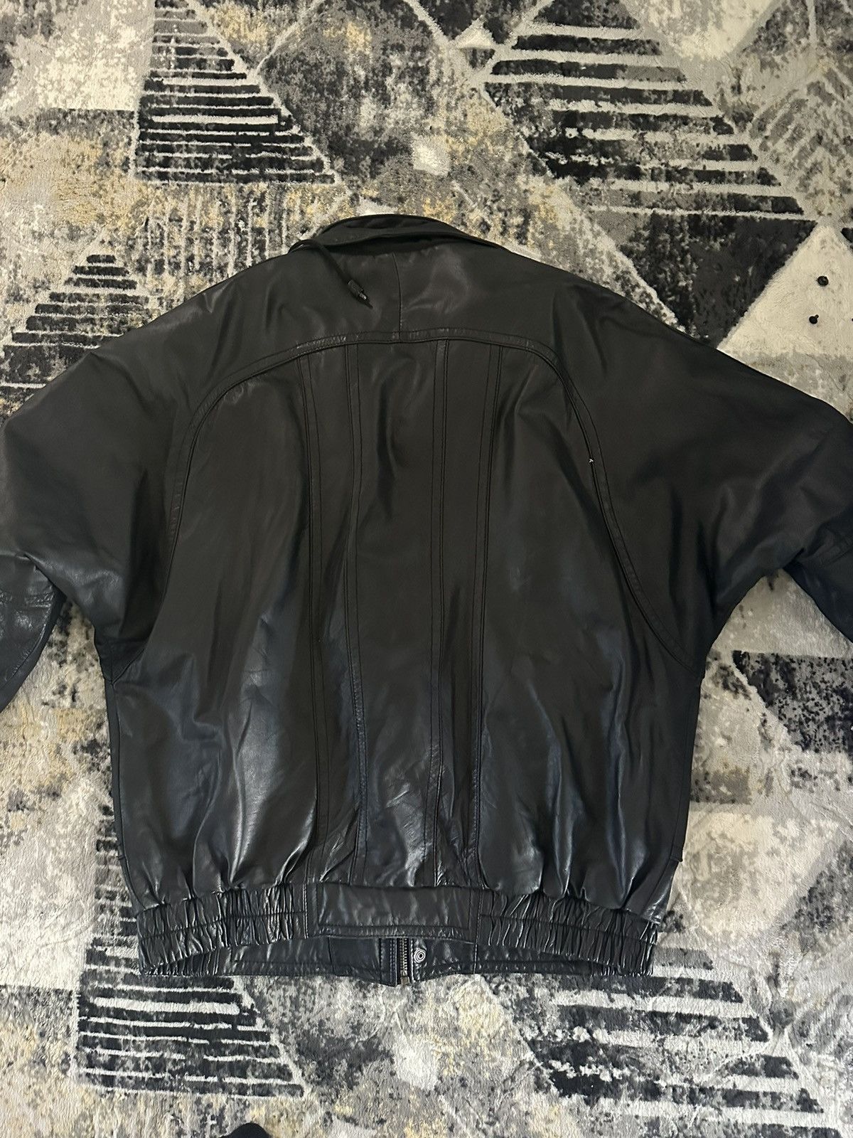 Vintage Korean leather jacket