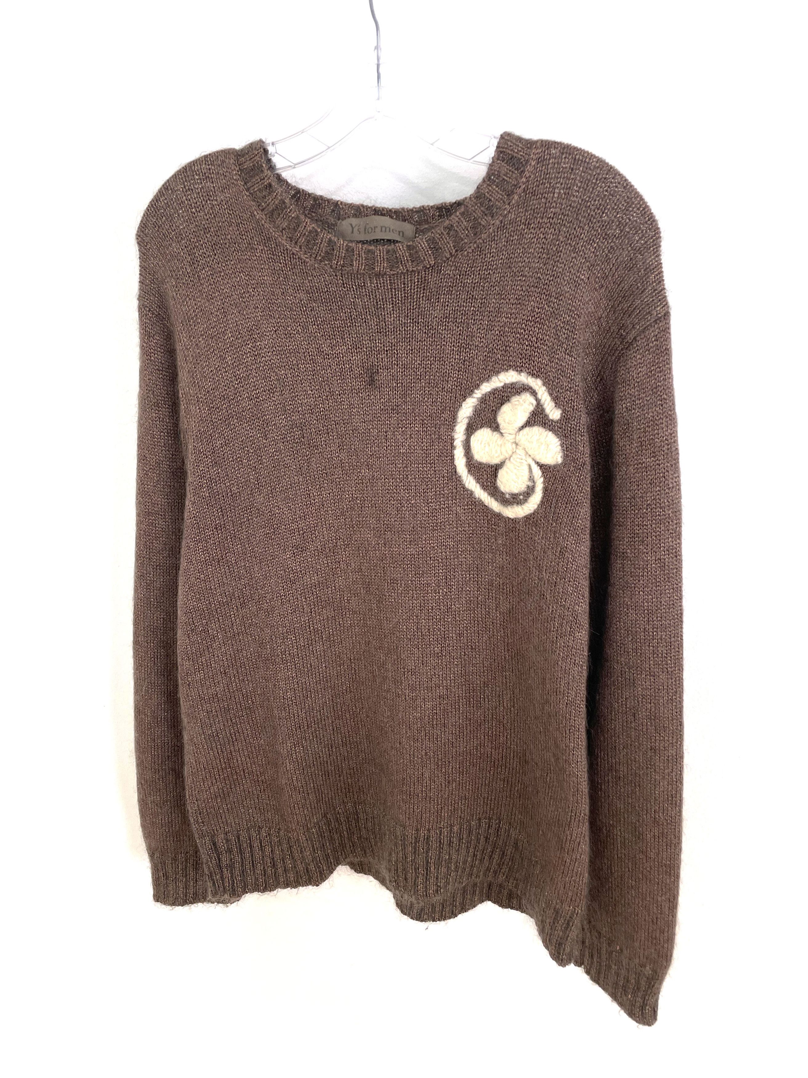 Yohji Yamamoto Clover Mohair Sweater Size US L / EU 52-54 / 3 - 2 Thumbnail
