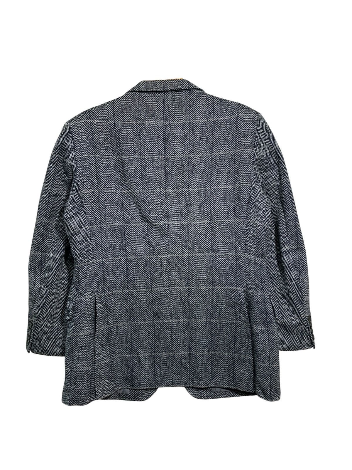 Burberry 🔥Vintage Burberry men's gray herringbone wool tweed Size US M / EU 48-50 / 2 - 5 Thumbnail