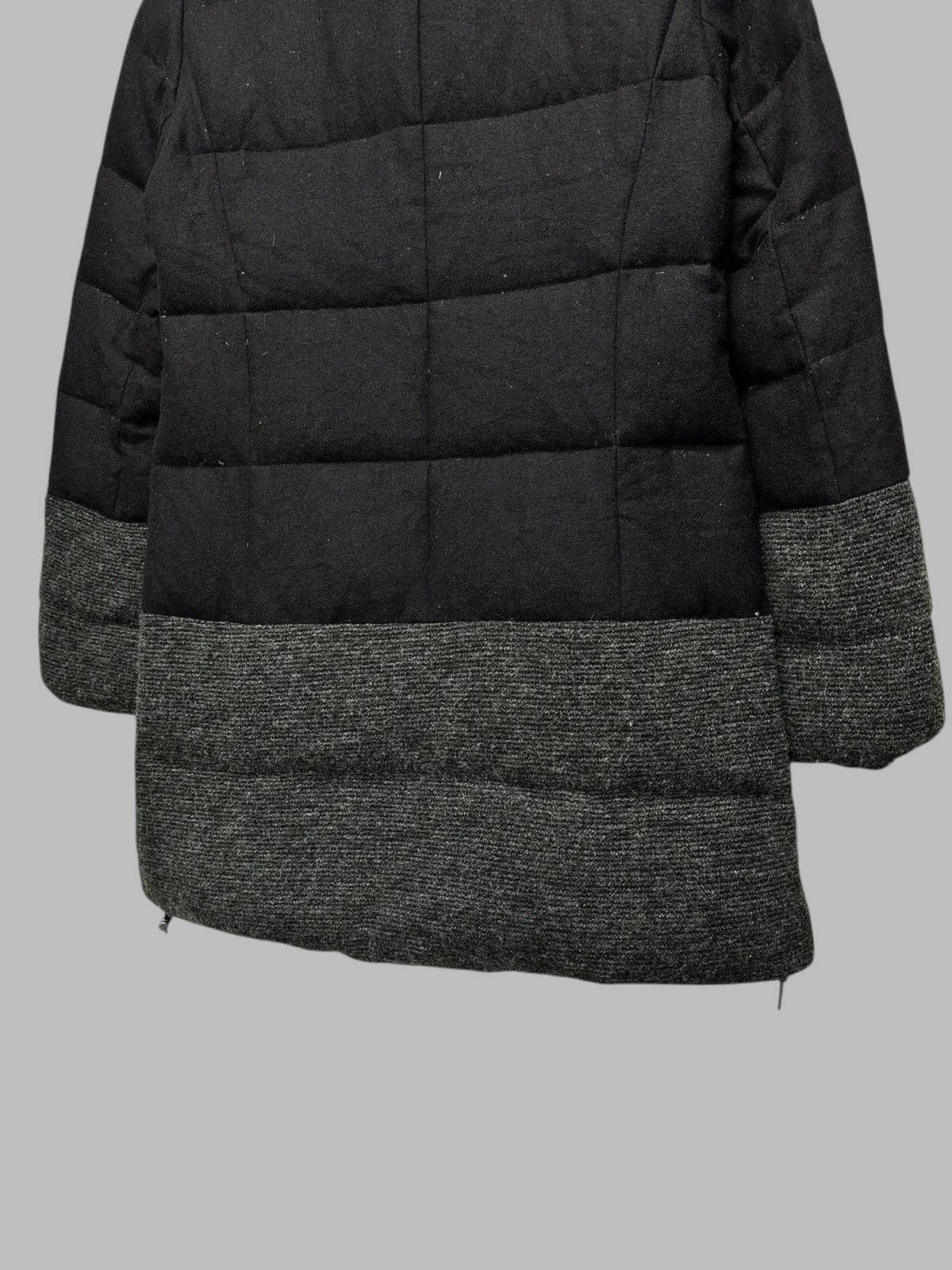 KMRii Raffia Black Wool Coat Elegant Minimalist Longline Style Size US M / EU 48-50 / 2 - 11 Thumbnail