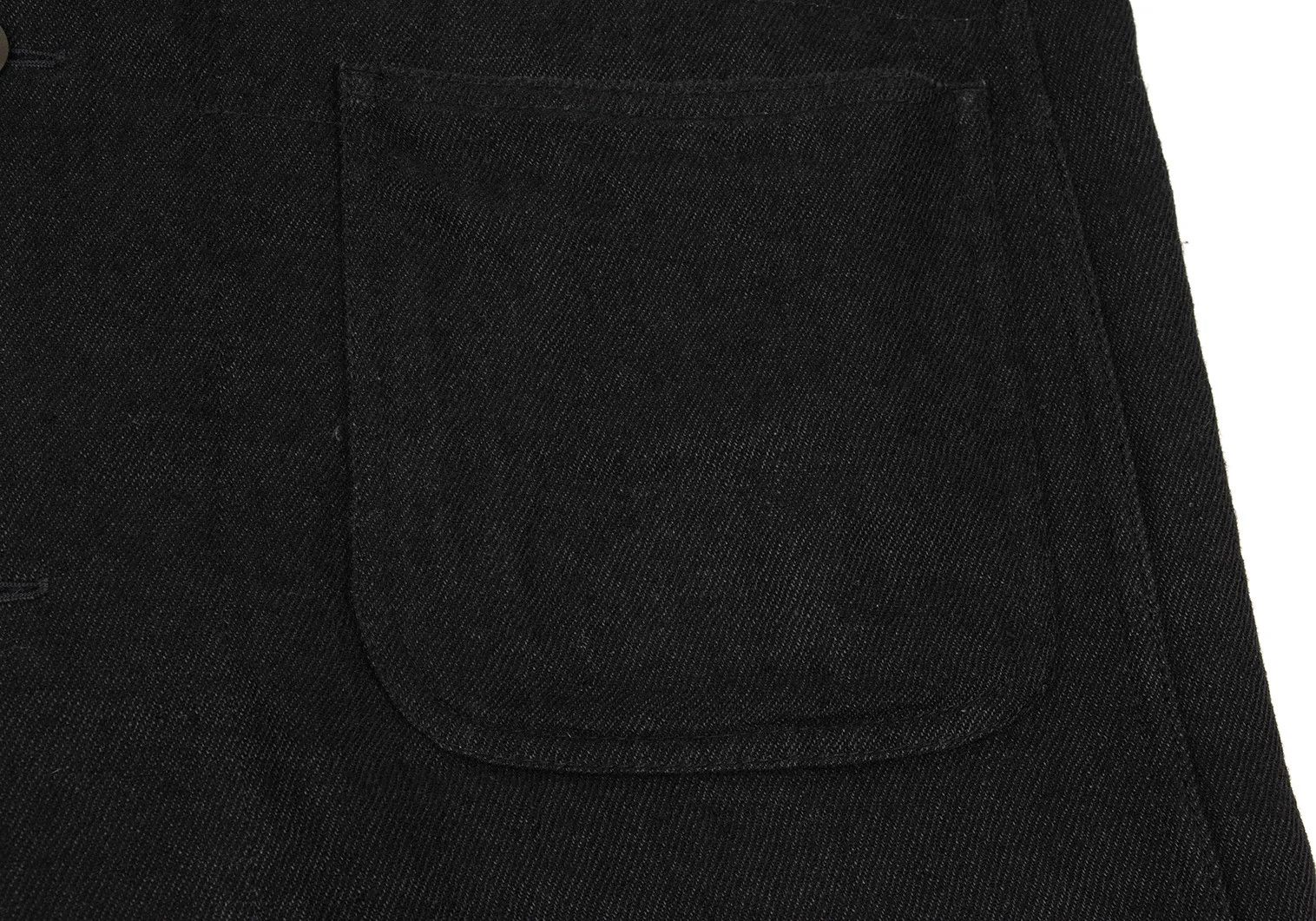 Junya Watanabe Wool-Linen Chester Coat with Elbow Patches in Black, Size M Size US M / EU 48-50 / 2 - 13 Thumbnail