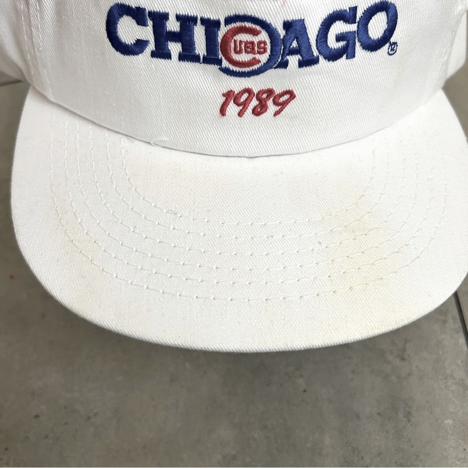 MLB NEW 1989 vintage Chicago cubs N.L. East champs baseball hat Size ONE SIZE - 4 Thumbnail