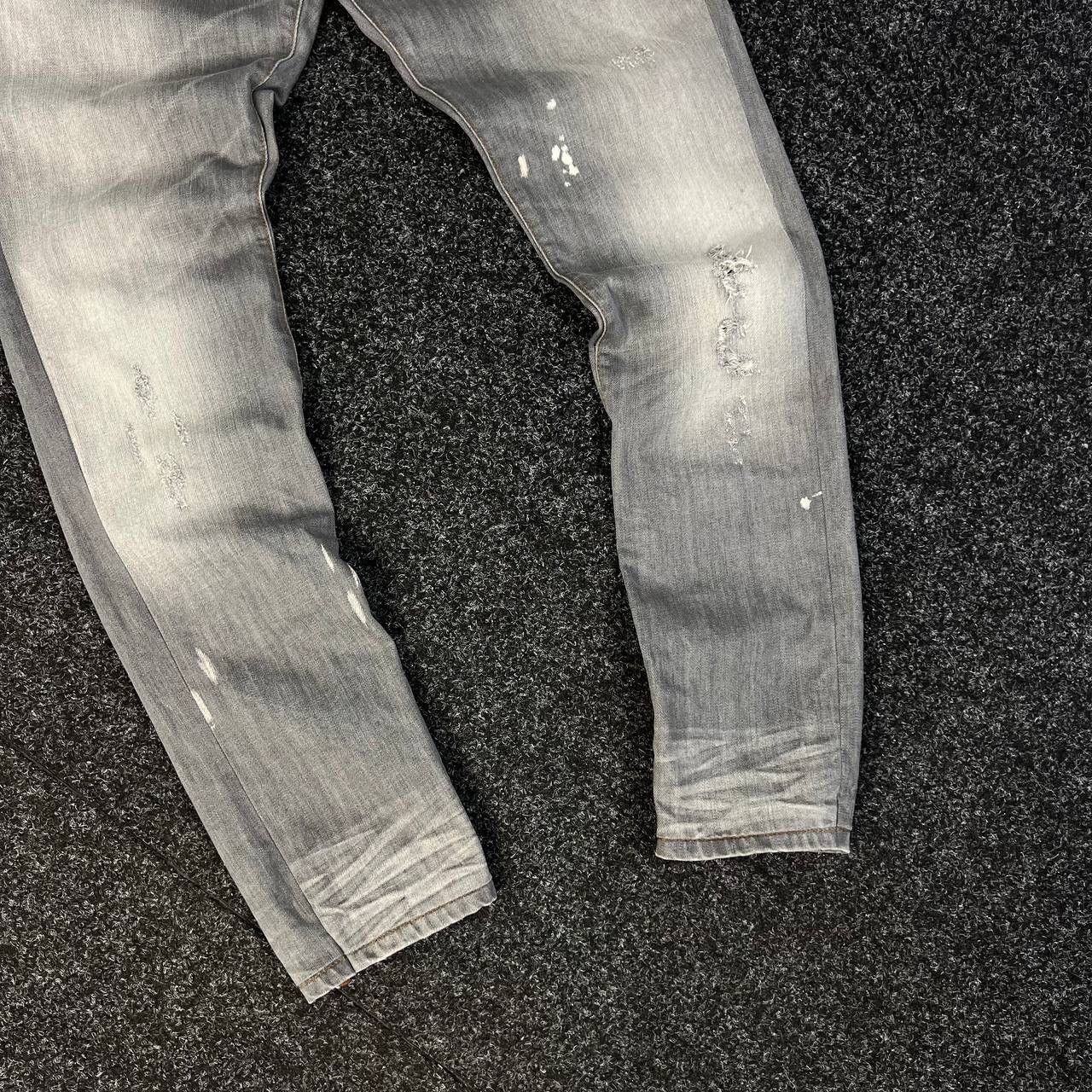 Philipp Plein Philipp Plein Distressed Denim Pants Slim Affliction Skull Size US 32 / EU 48 - 7 Thumbnail