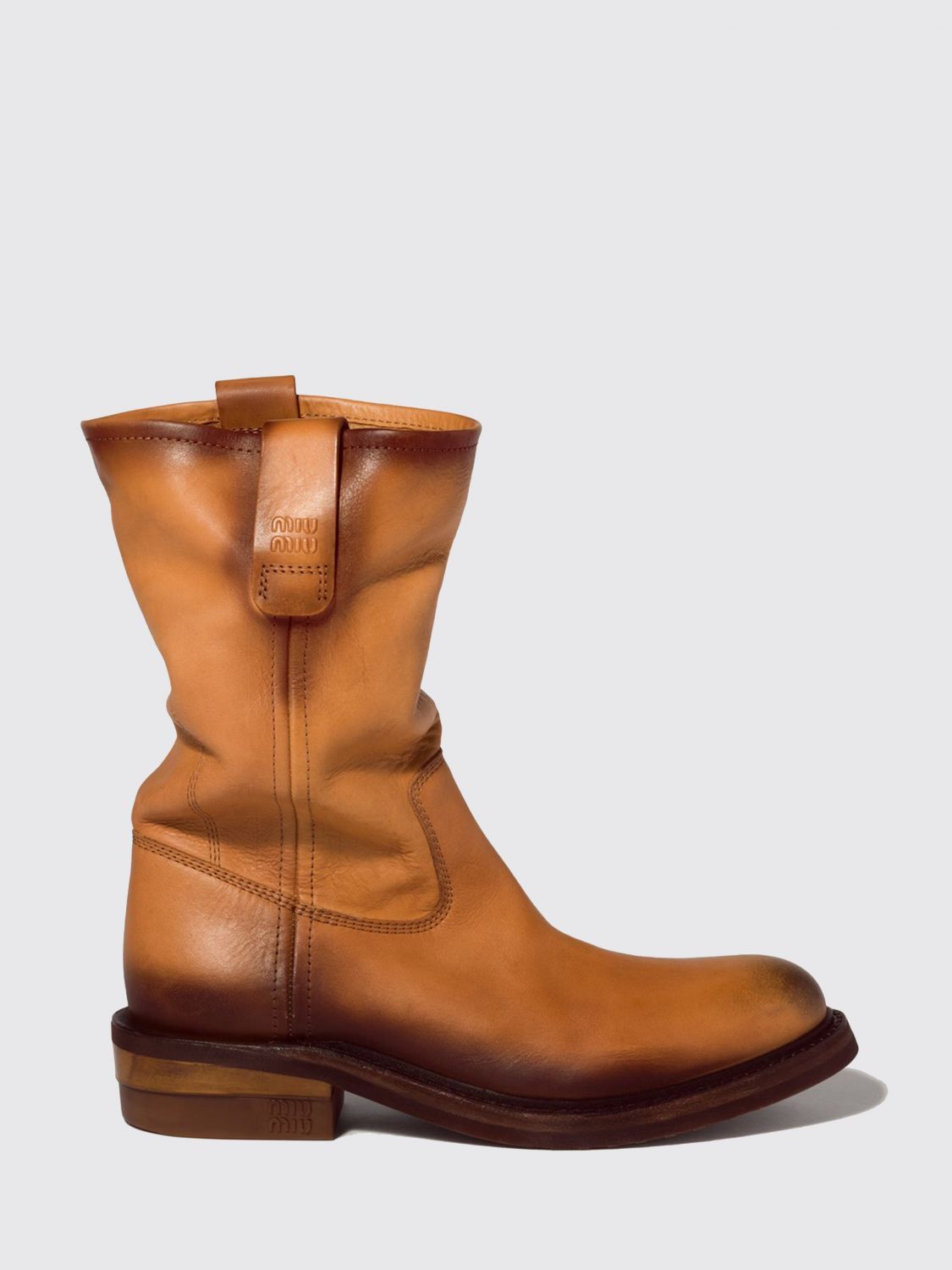 Miu Miu Miu Miu Boots Woman Leather Size US 9 / IT 39 - 1 Preview