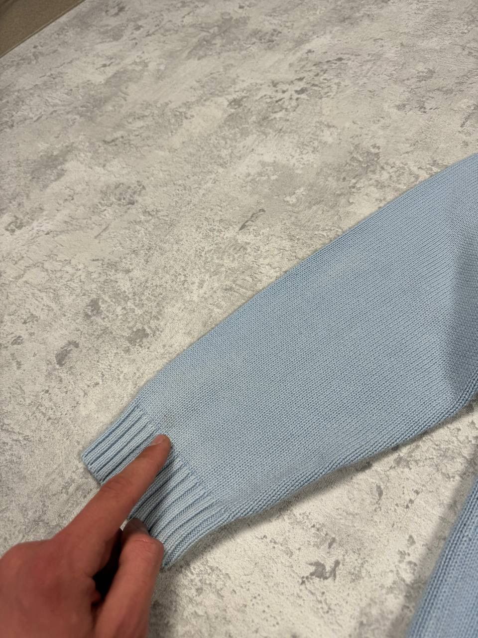 Yves Saint Laurent Vintage Yves Saint Laurent Y2K Blue Knit Sweater Size US L / EU 52-54 / 3 - 14 Thumbnail
