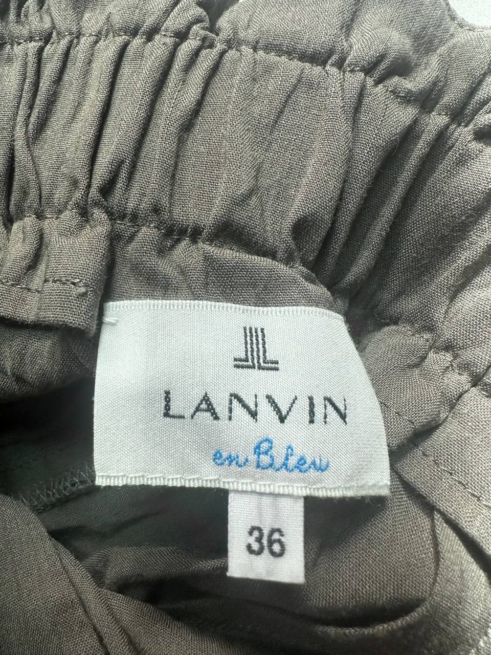 Japanese Brand × Lanvin Lanvin En Blue Japan Womens Pants 36 Rare Size 25" / US 0 / IT 36 - 6 Thumbnail