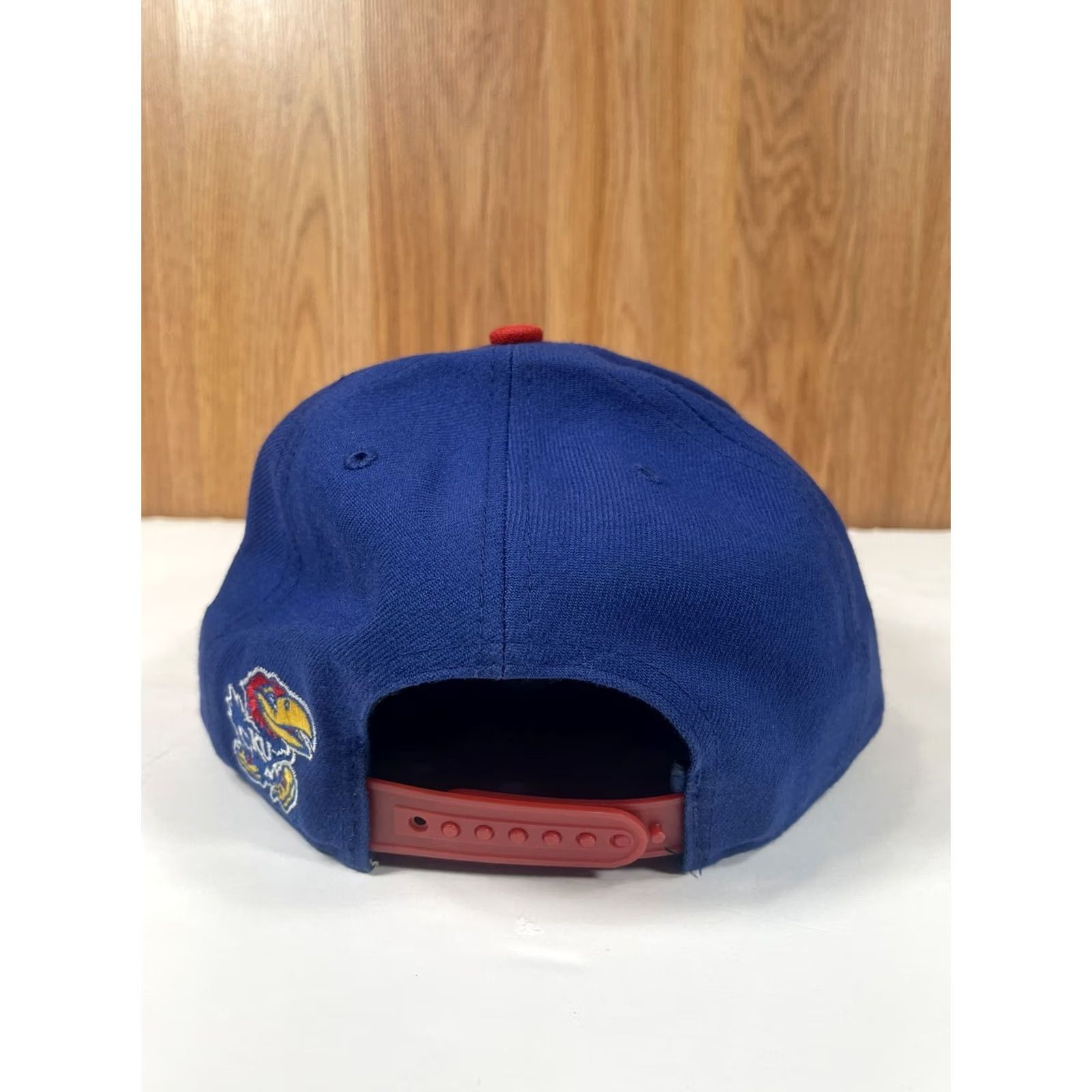 NCAA Forty Seven47 Brand NCAA Kansas Jayhawks Snapback Hat One Size Fit All Flat Bill Adjustable Logo Multicolor Men Hat Size ONE SIZE - 5 Thumbnail