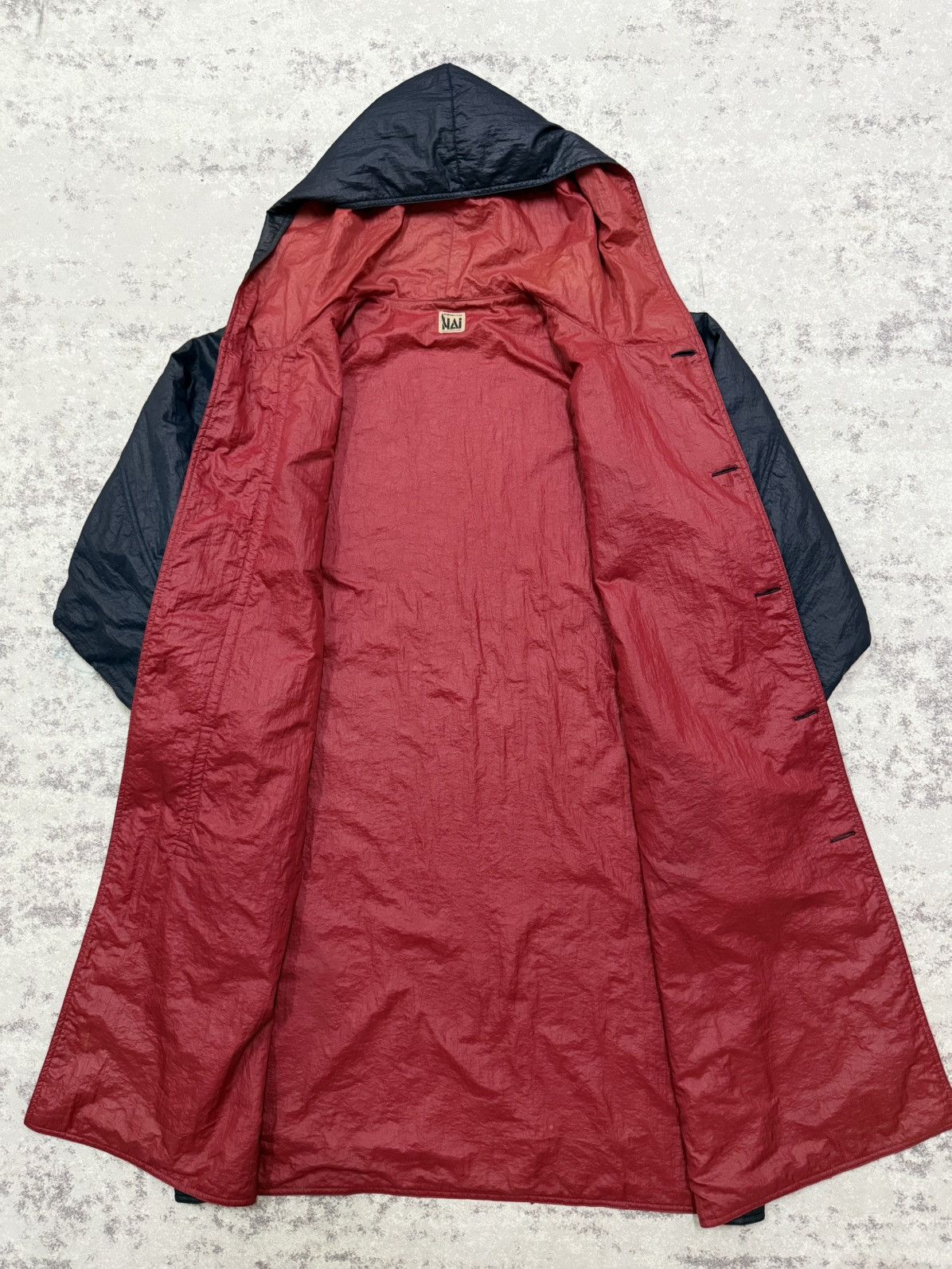 Issey Miyake Vintage issey miyake hai sporting gear long jacket nylon Size US L / EU 52-54 / 3 - 6 Thumbnail