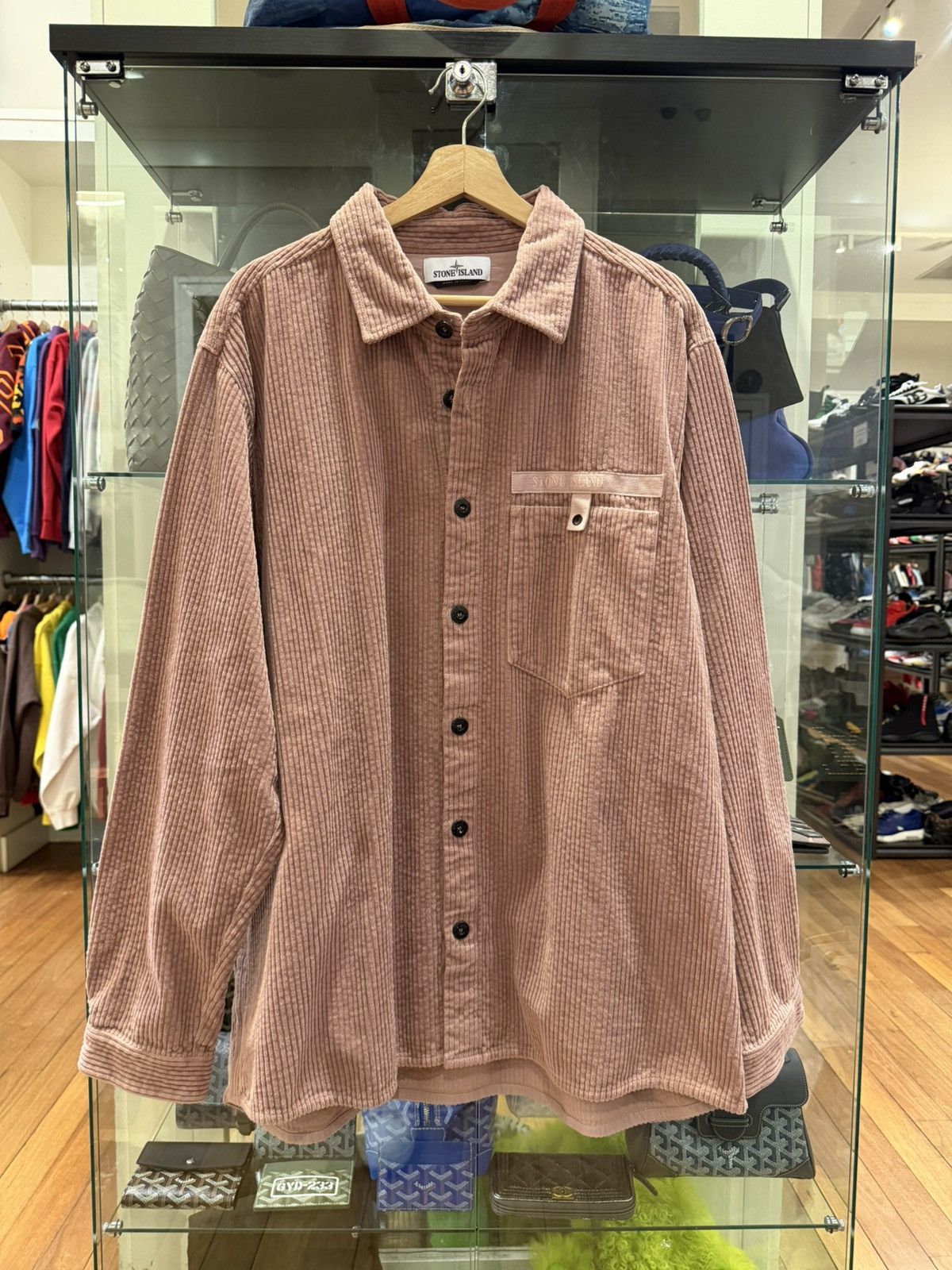 Stone Island Stone Island Jumbo Cord Button Up Overshirt Size US XXL / EU 58 / 5 - 1 Thumbnail