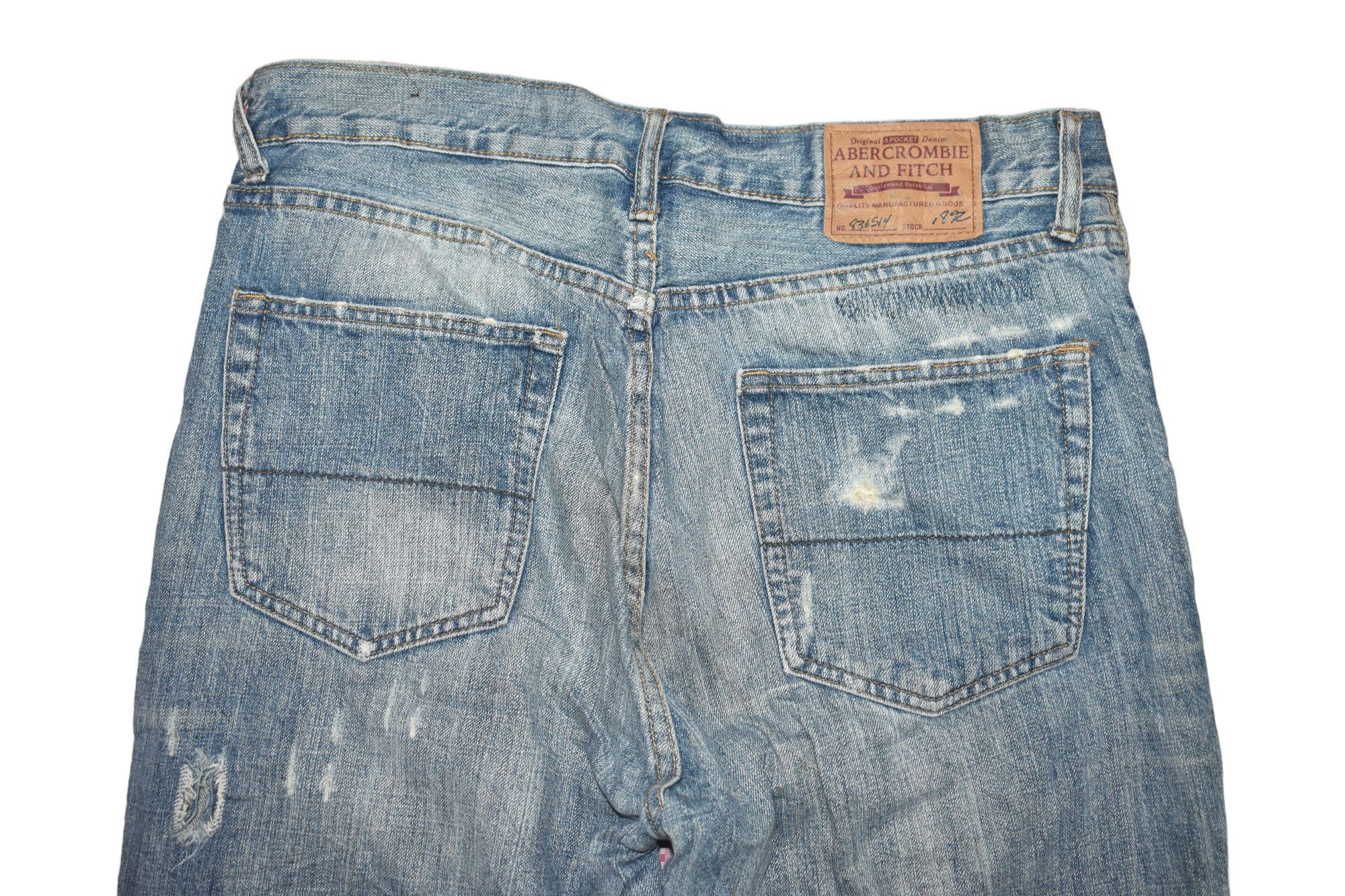 Abercrombie & Fitch Flared Abercrombie & Fitch New York Distressed Denim Size US 34 / EU 50 - 9 Thumbnail